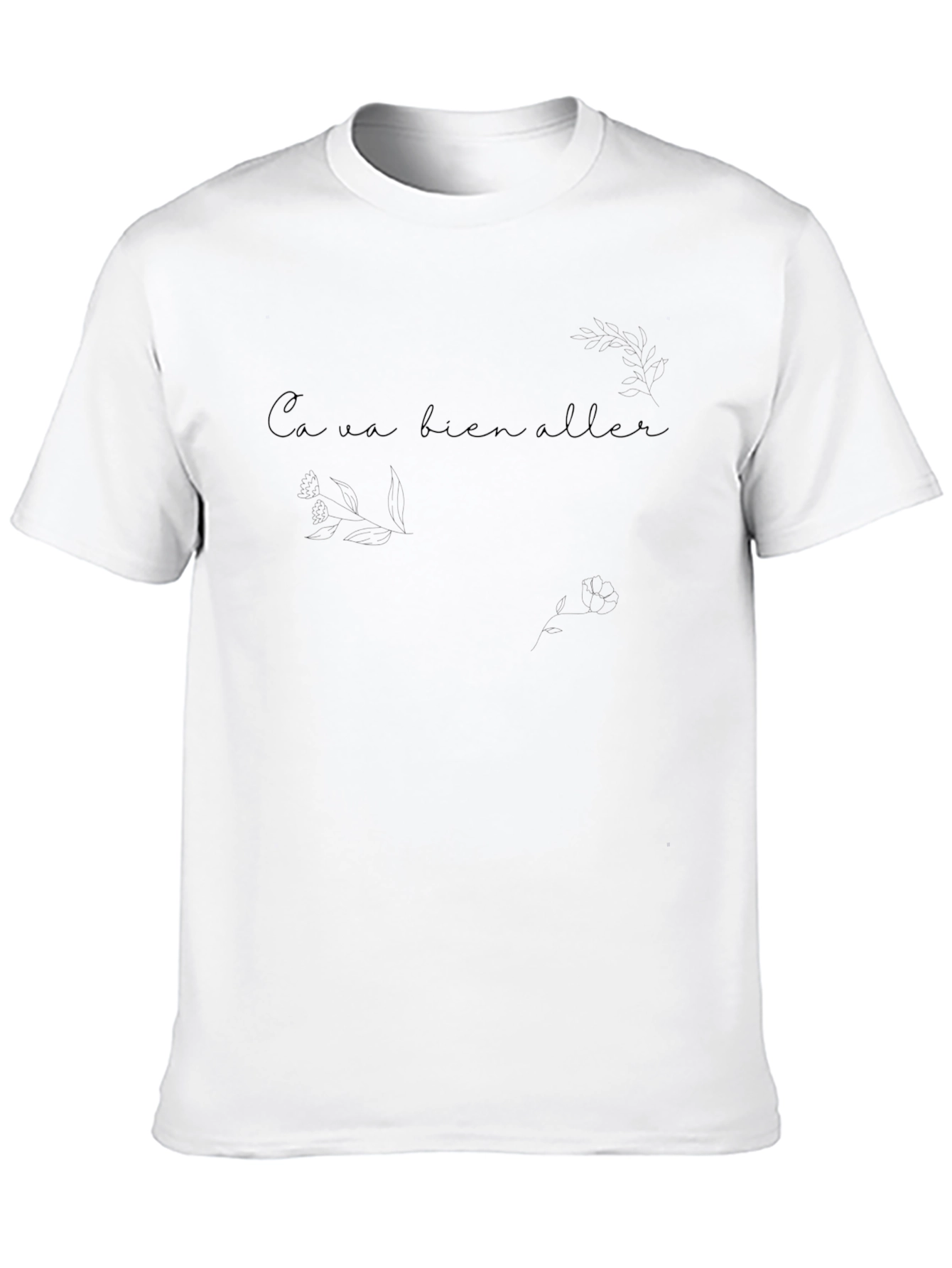 Optimistic French Quote Graphic Tee