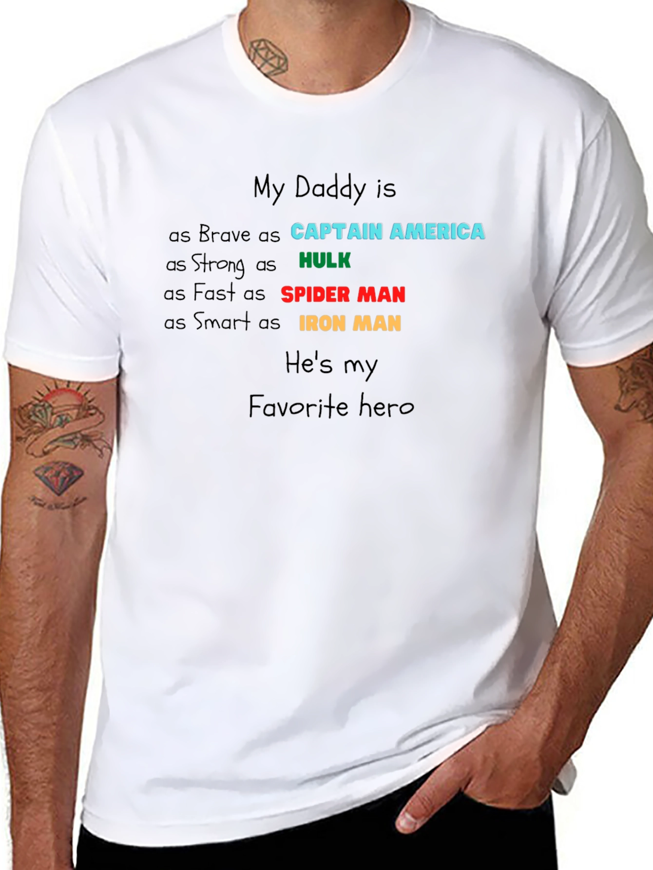 My Daddy is My Hero T-Shirt