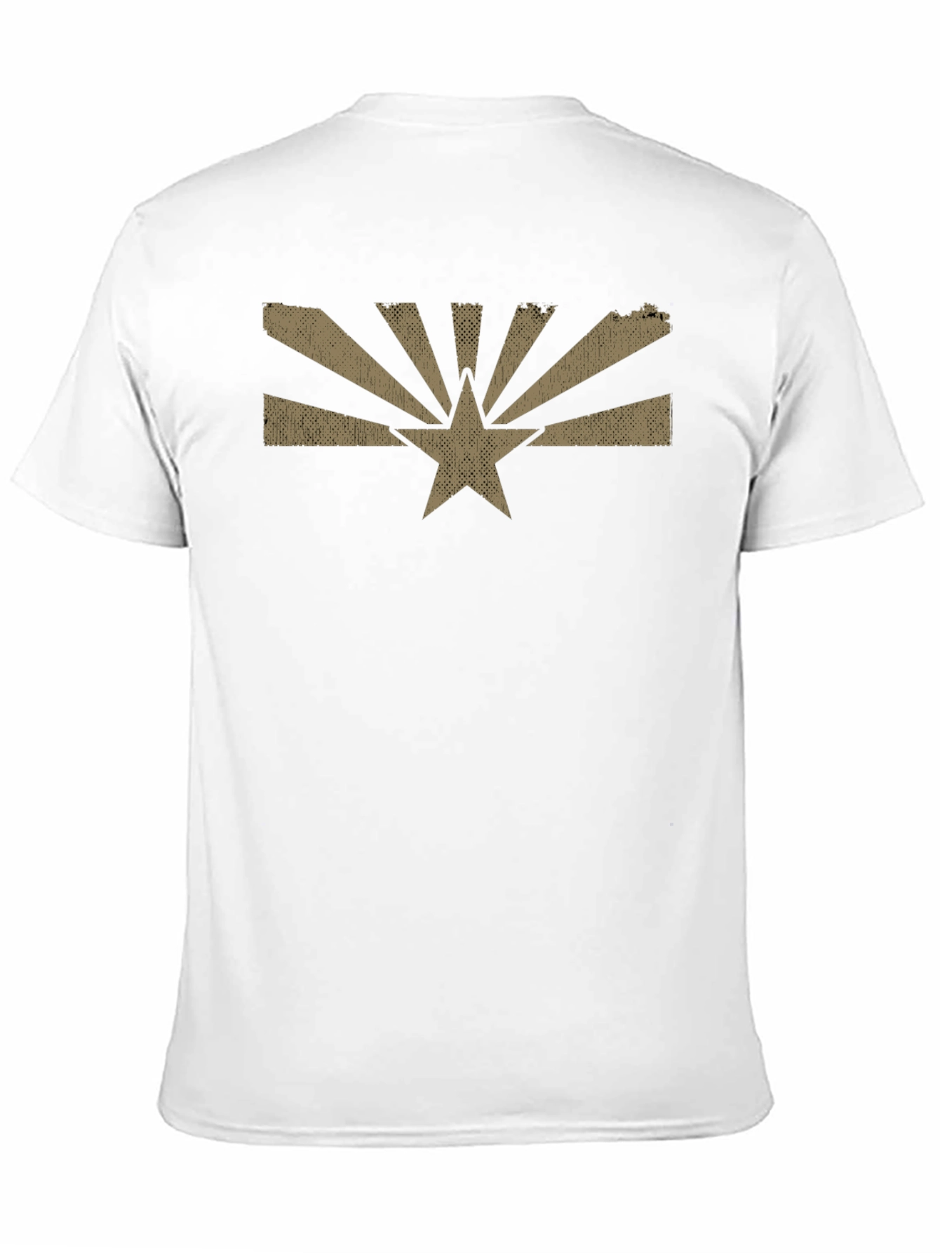 Arizona Flag Graphic Tee - Mens Black T-Shirt