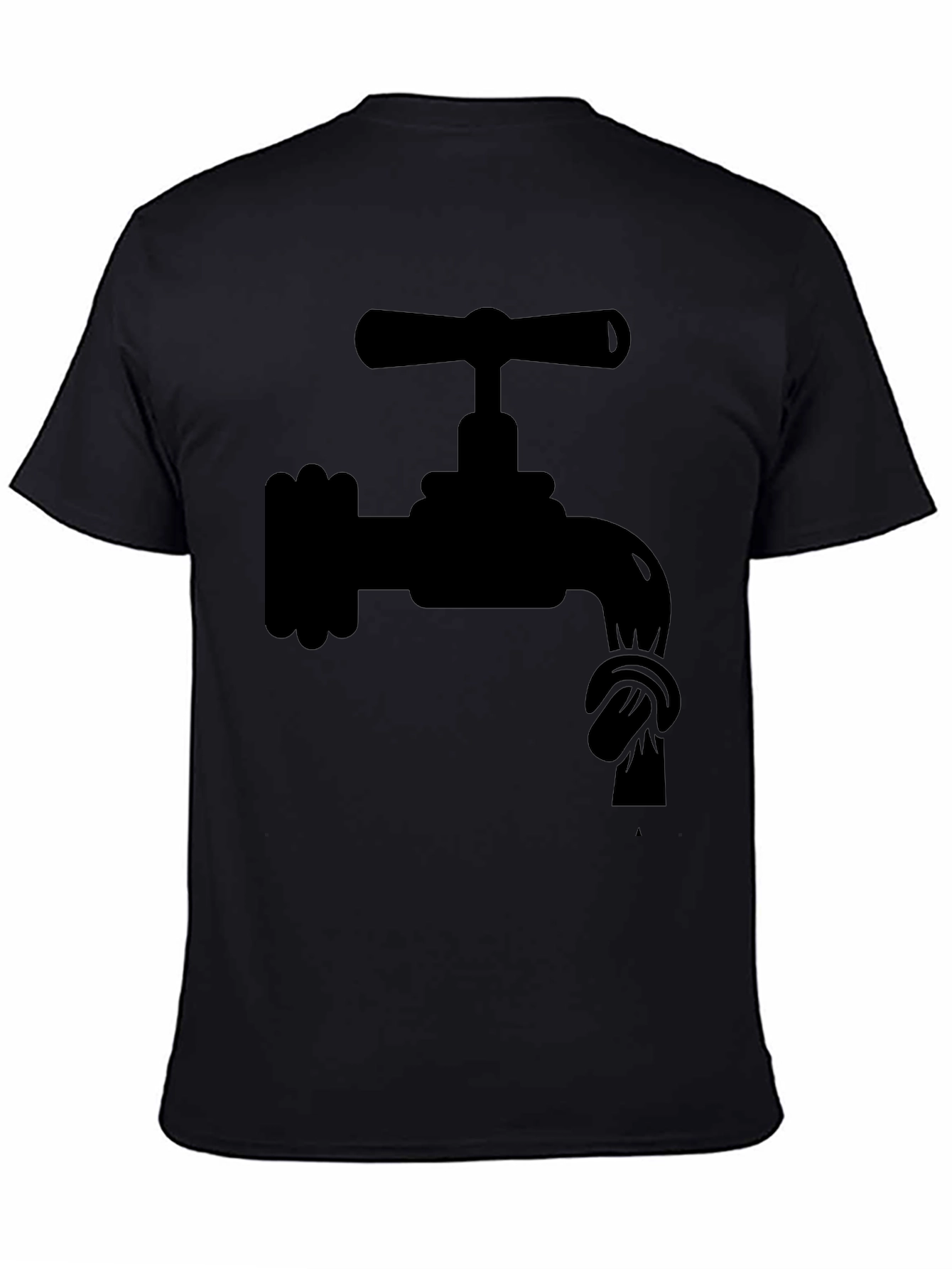 Funny Plumbing Problem T-Shirt - Knotted Faucet Design