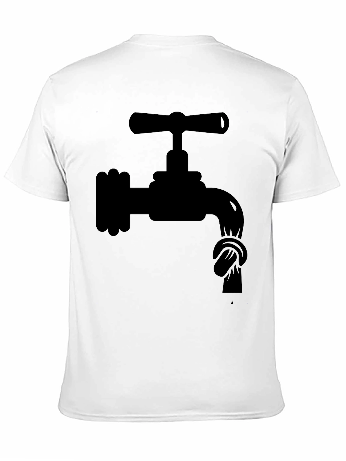 Funny Plumbing Problem T-Shirt - Knotted Faucet Design