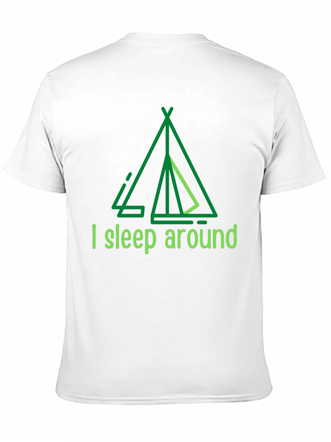 Camping Humor T-Shirt - I Sleep Around Tee