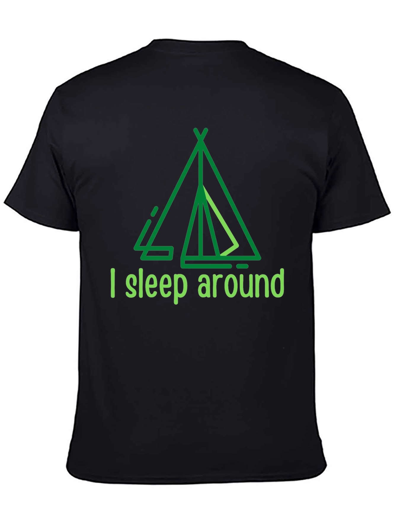 Camping Humor T-Shirt - I Sleep Around Tee
