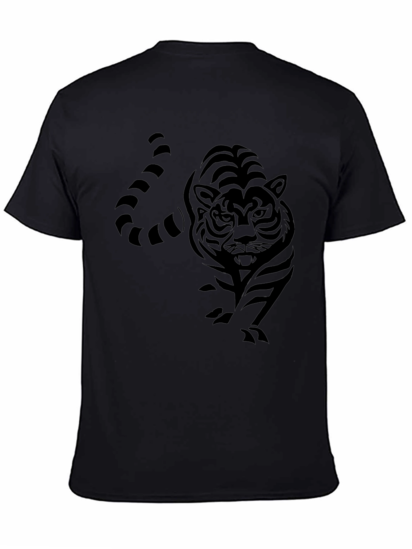 Tiger Graphic Black T-Shirt | Mens Fashion Tee