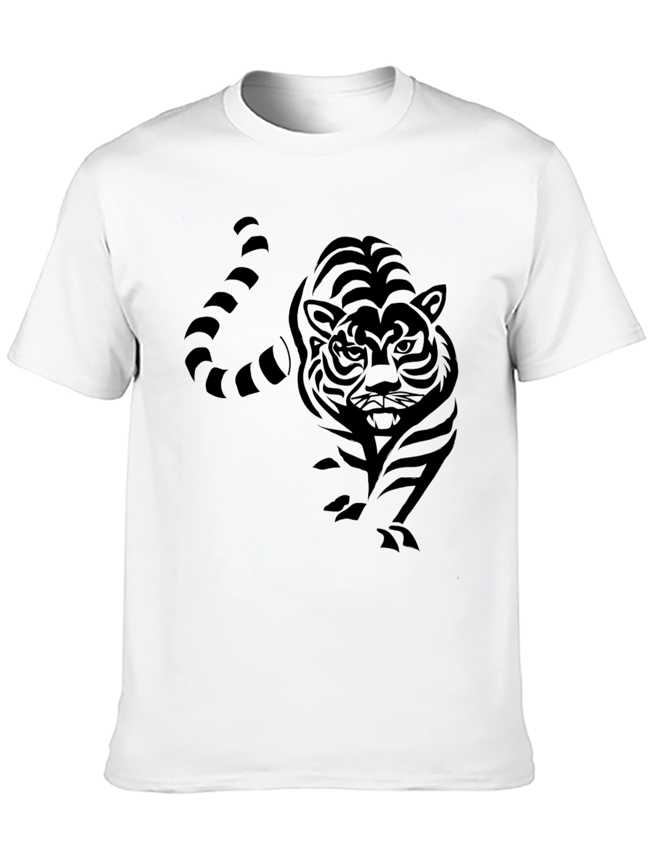 Tiger Graphic Black T-Shirt | Mens Fashion Tee
