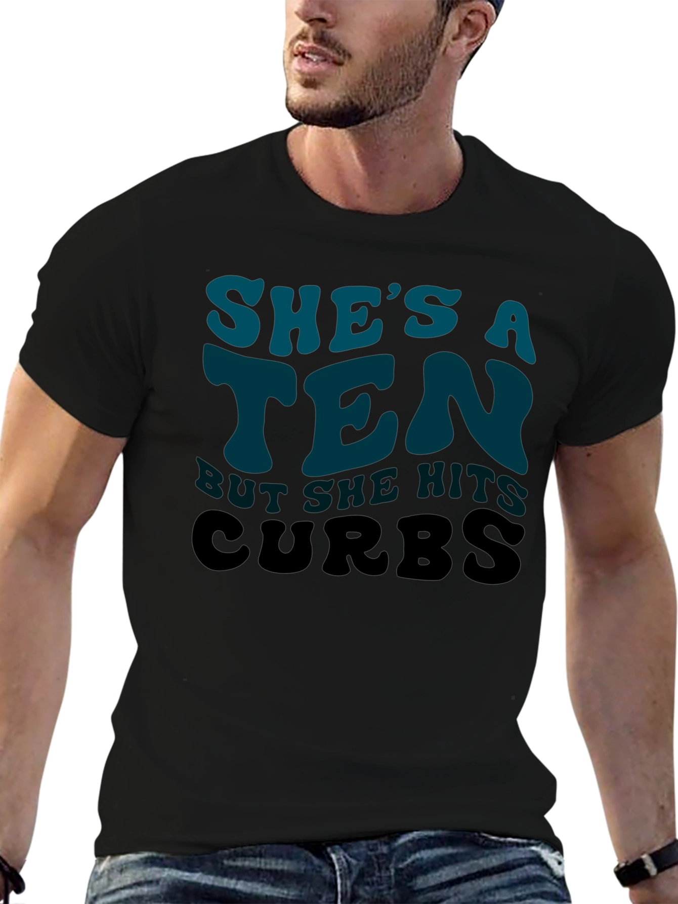 Shes a Ten Hits Curbs Tee