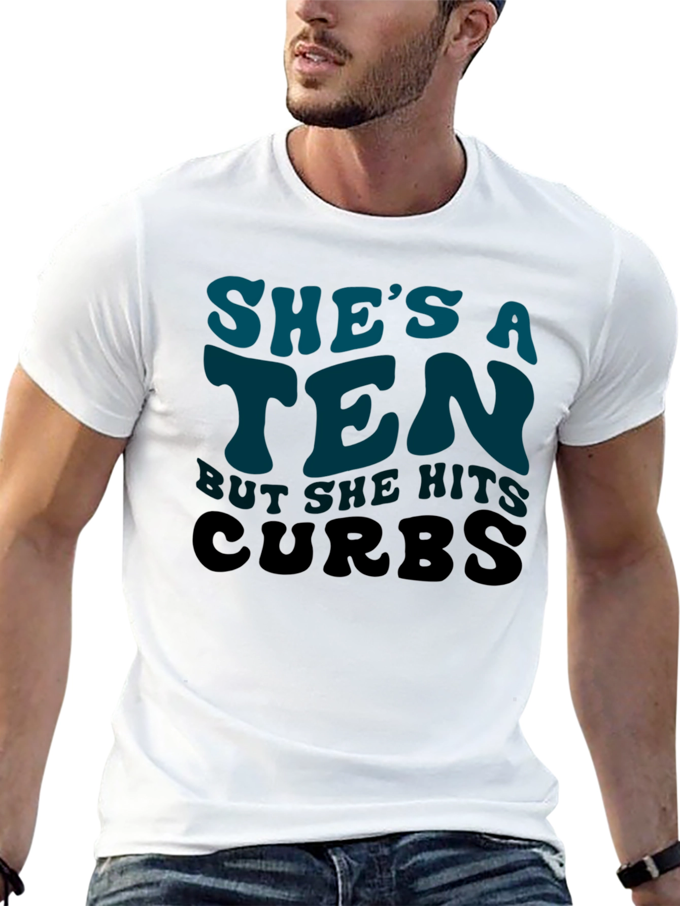 Shes a Ten Hits Curbs Tee