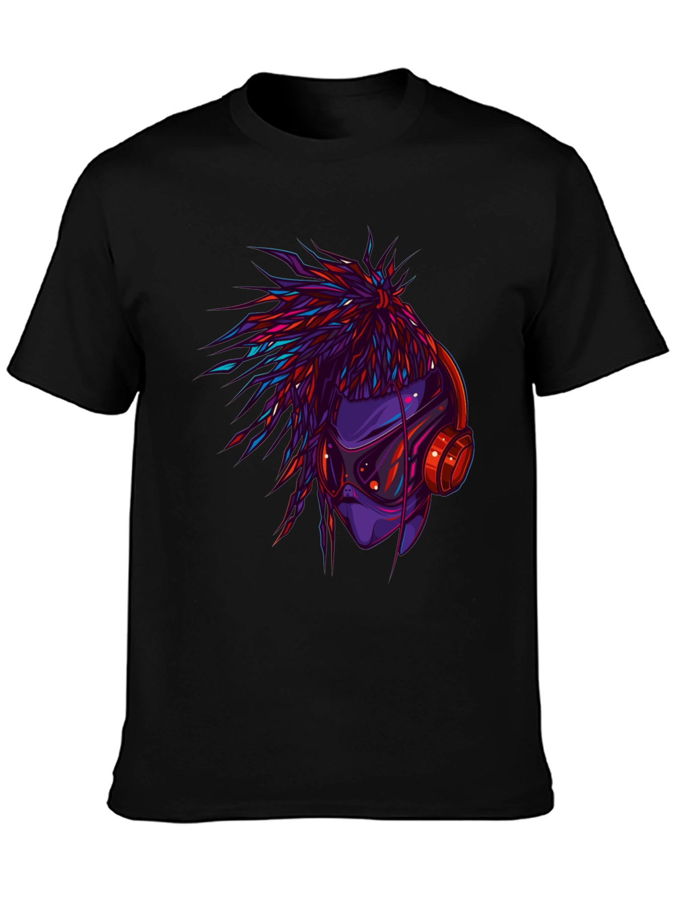 Cyberpunk DJ Graphic Tee - Cool Style