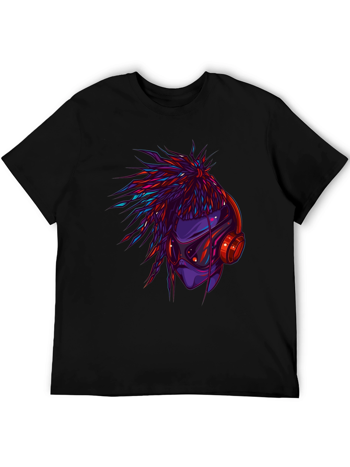 Cyberpunk DJ Graphic Tee - Cool Style