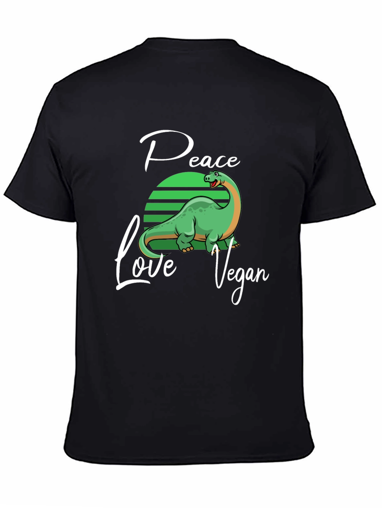 Peace Love Vegan Dinosaur T-Shirt