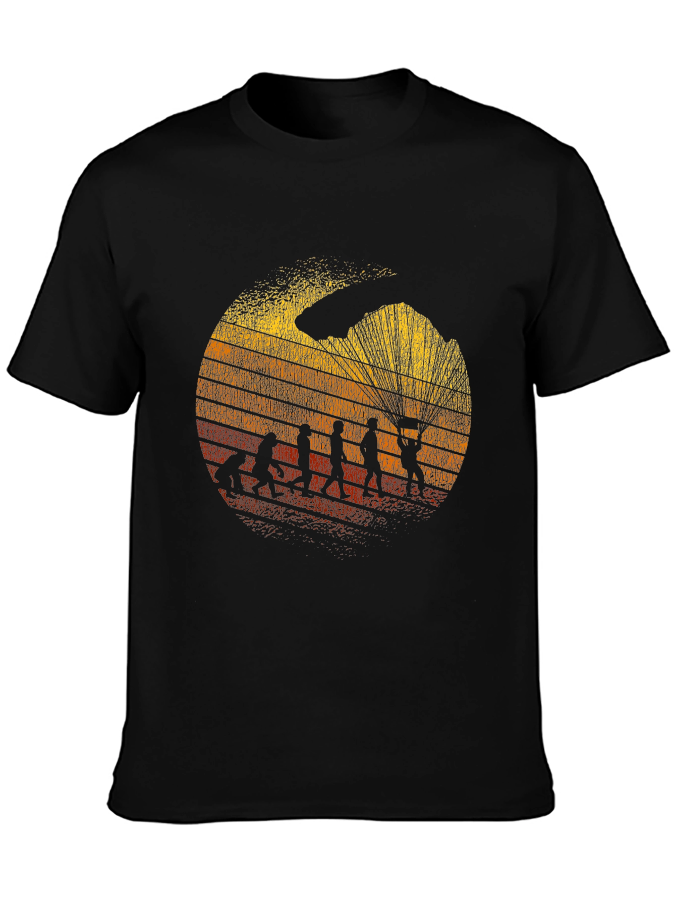 Parachute Evolution Black T-Shirt
