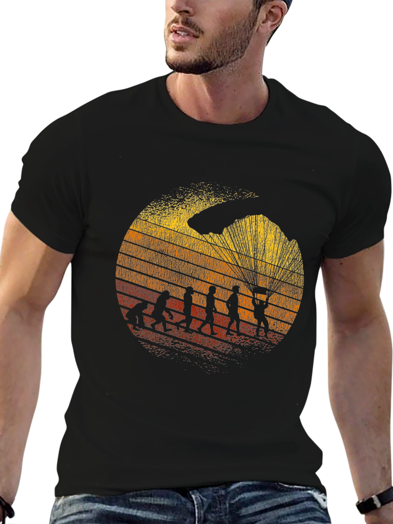 Parachute Evolution Black T-Shirt