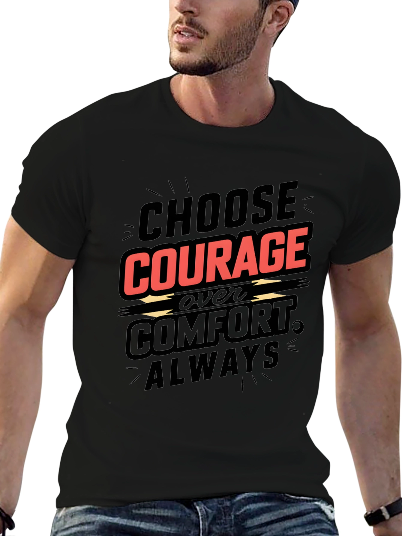 Choose Courage T-Shirt - Motivational Graphic Tee