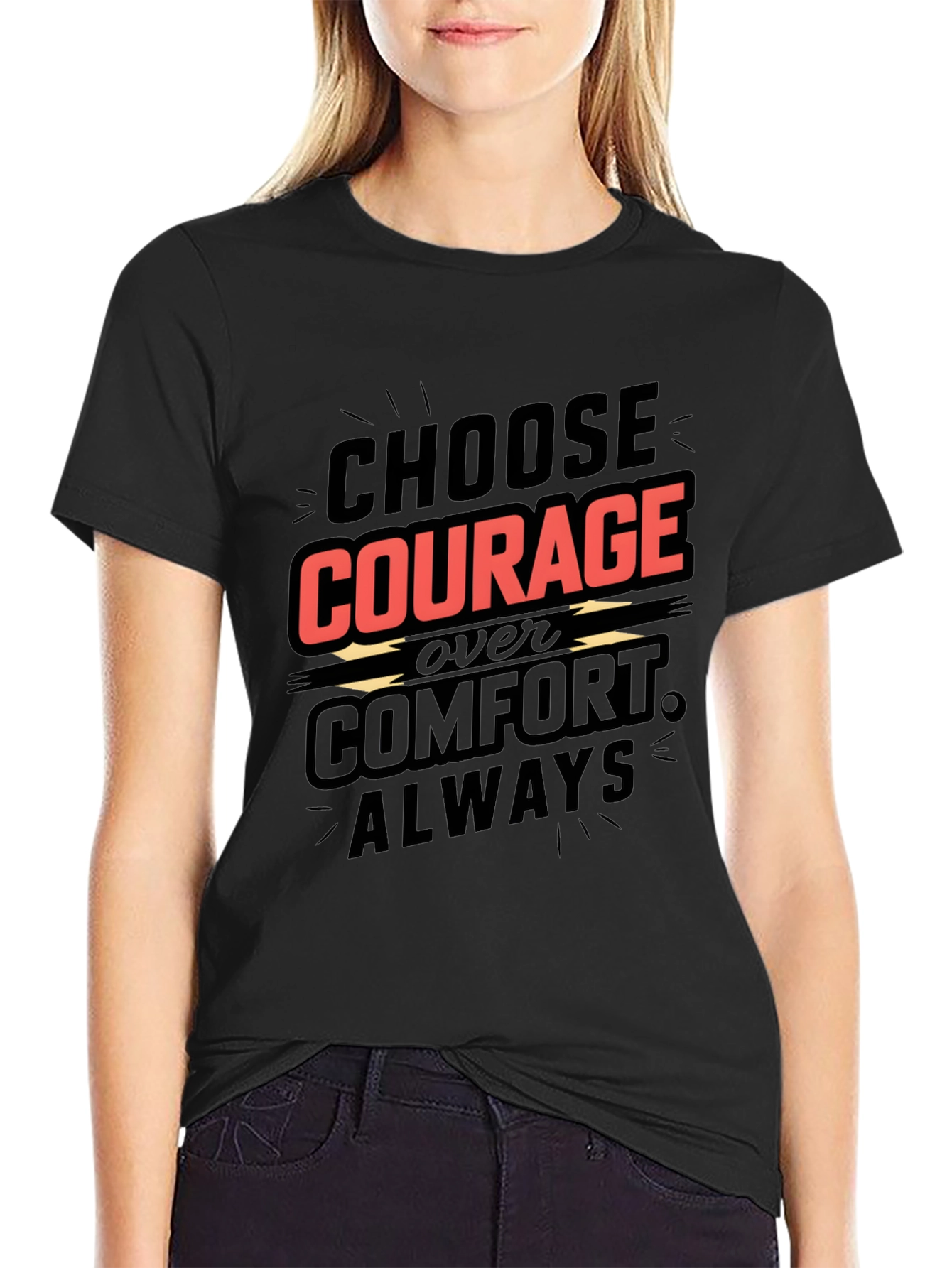 Choose Courage T-Shirt - Motivational Graphic Tee