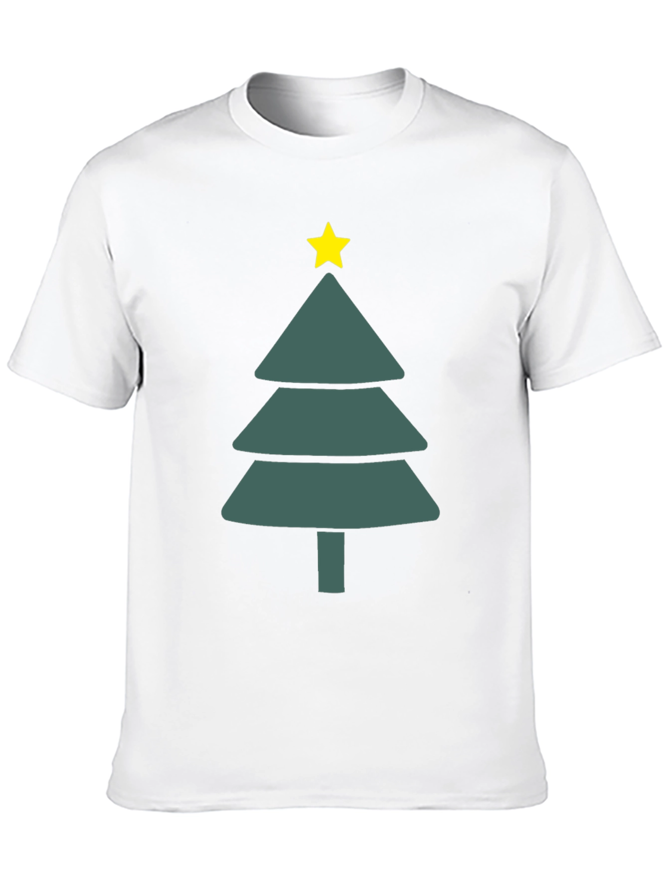 Christmas Tree Graphic Tee - Holiday Festive Shirt