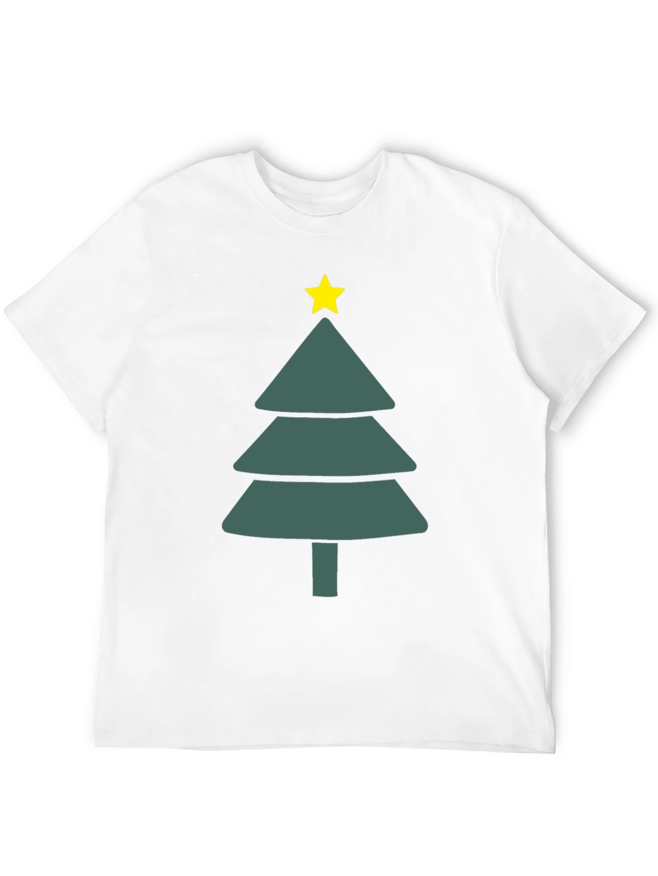 Christmas Tree Graphic Tee - Holiday Festive Shirt