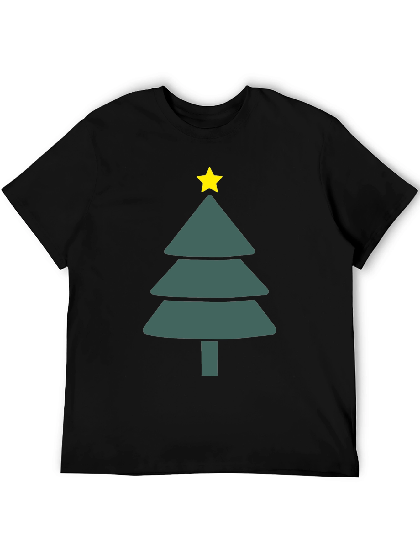 Christmas Tree Graphic Tee - Holiday Festive Shirt