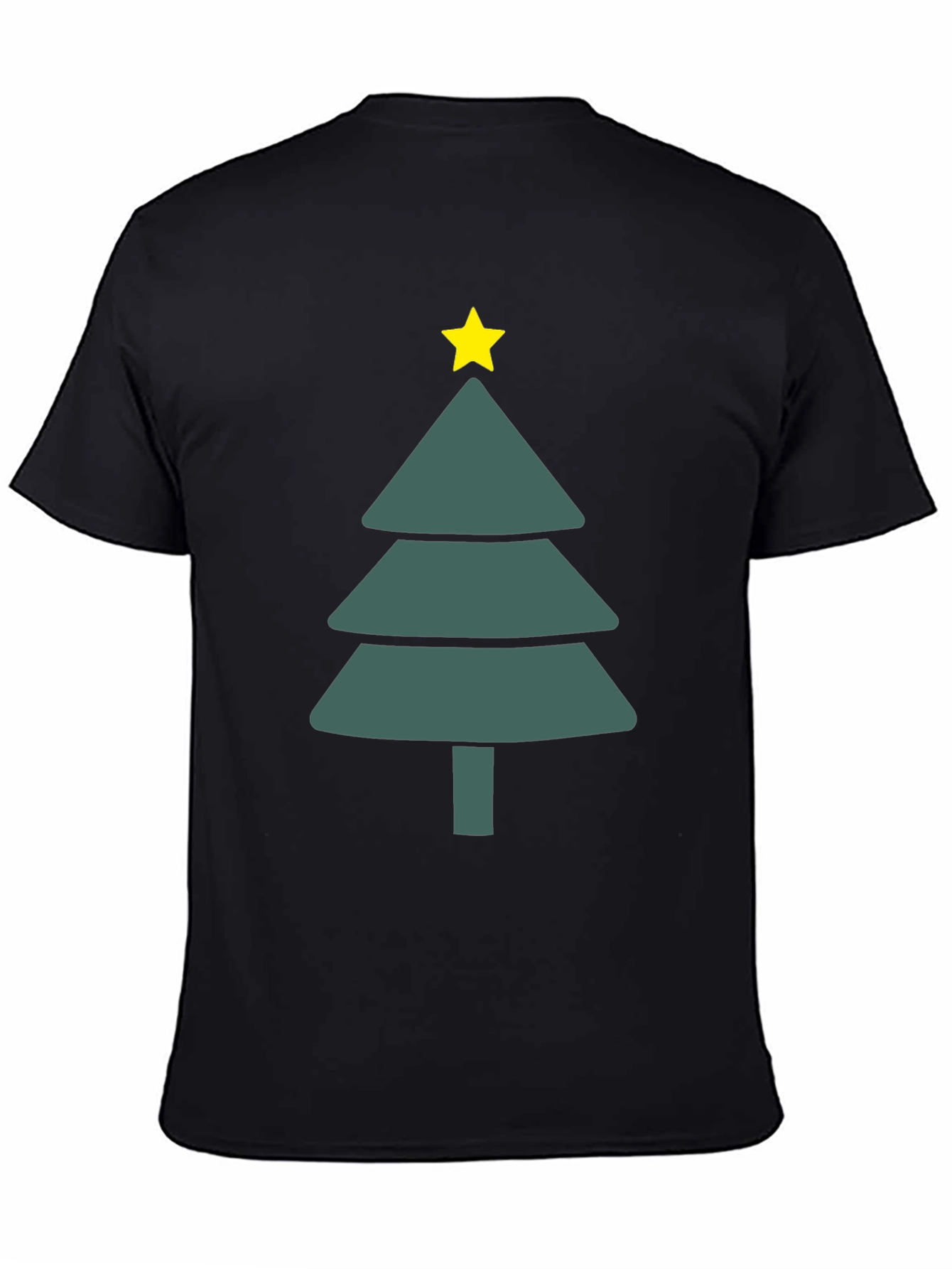 Christmas Tree Graphic Tee - Holiday Festive Shirt