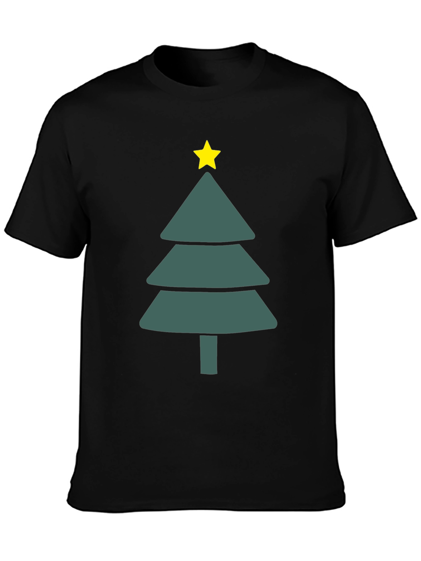 Christmas Tree Graphic Tee - Holiday Festive Shirt