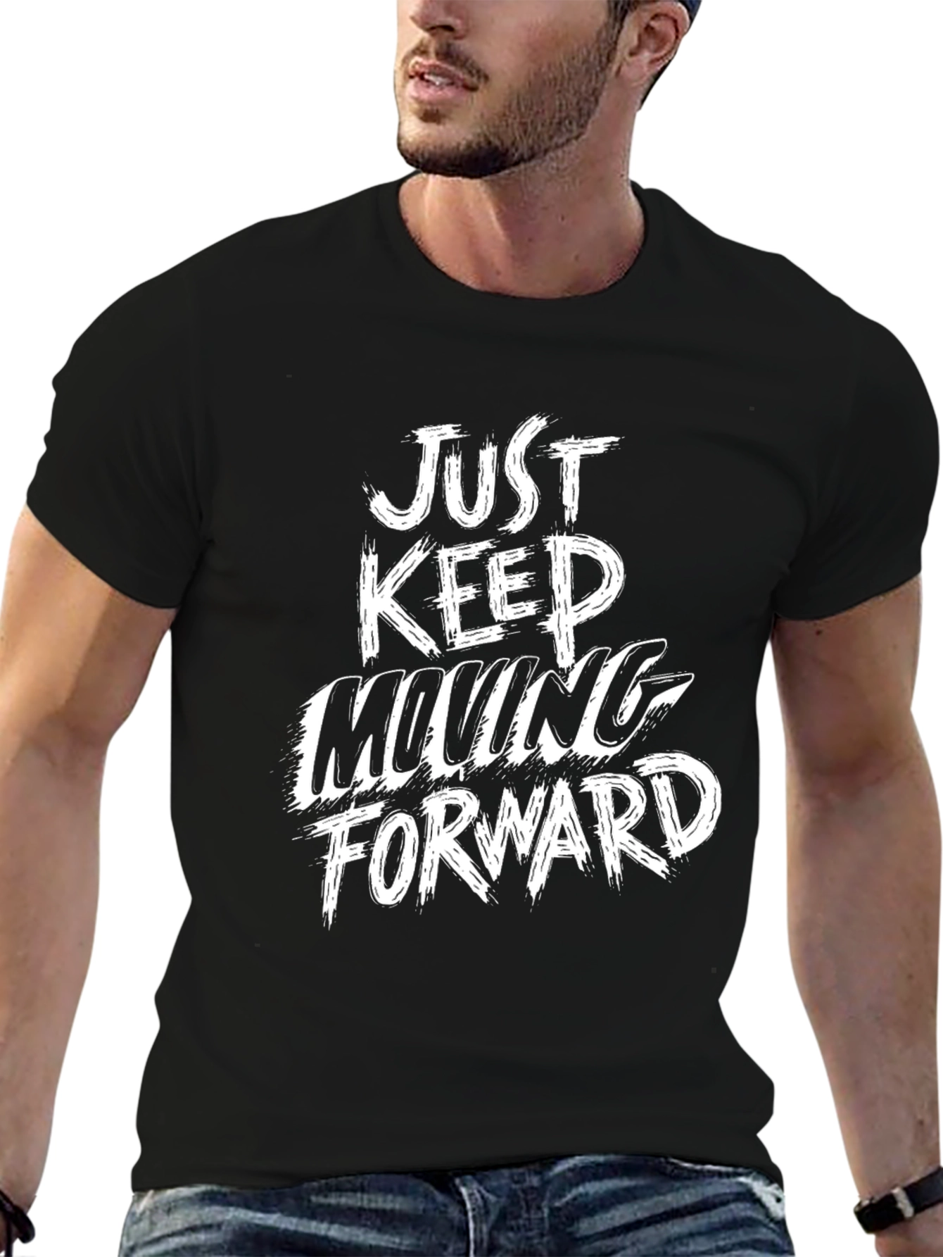 Just Keep Moving Forward Graphic Tee