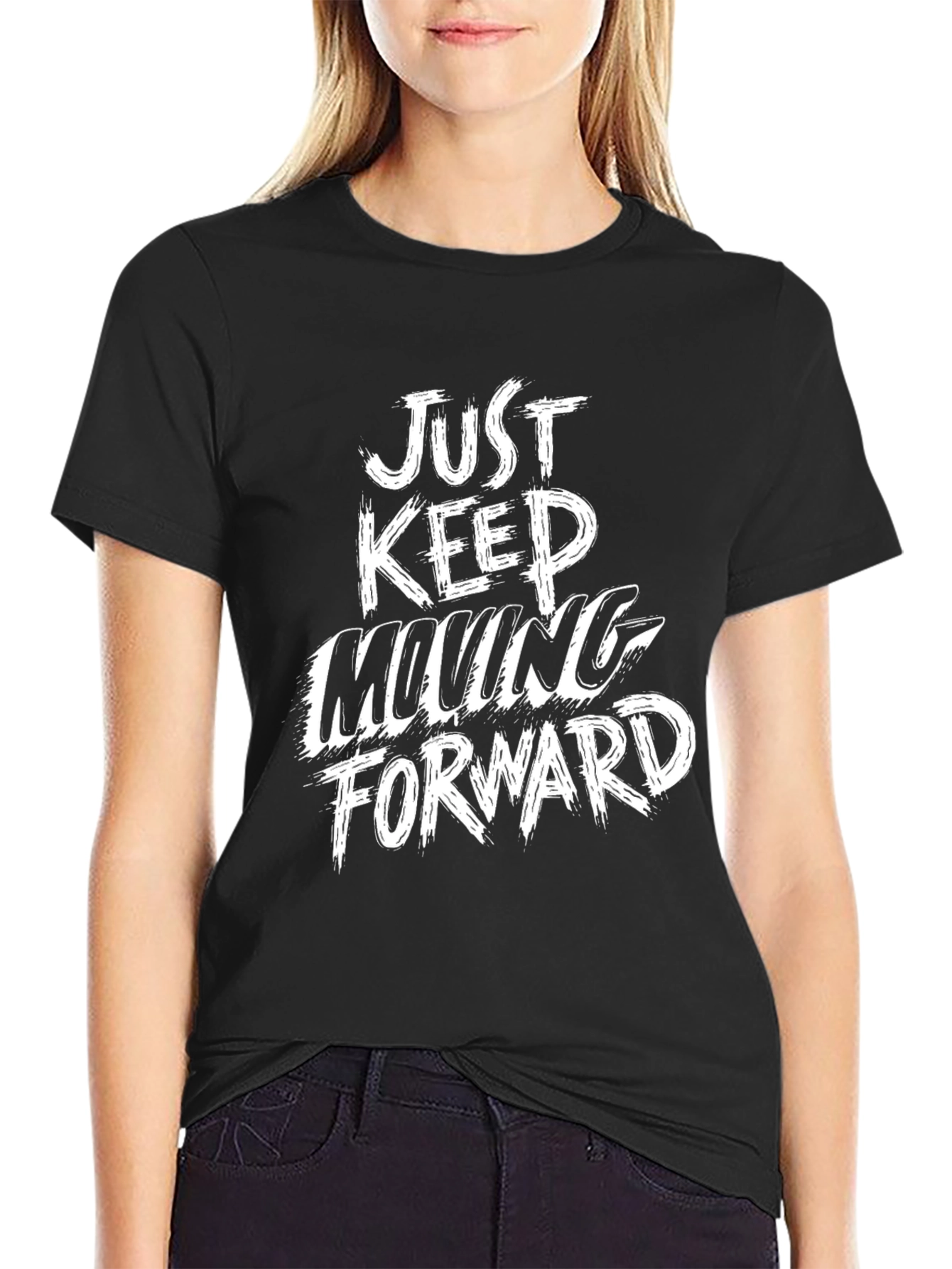 Just Keep Moving Forward Graphic Tee