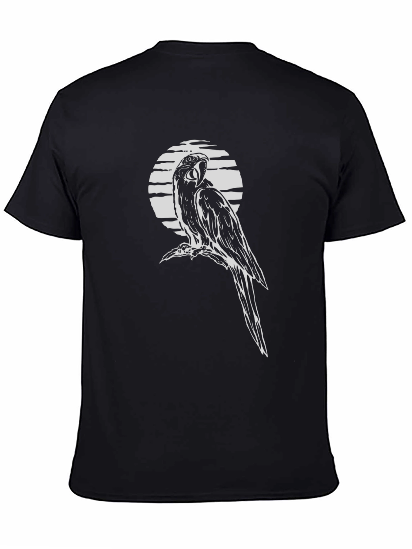 Parrot Graphic T-Shirt - Black