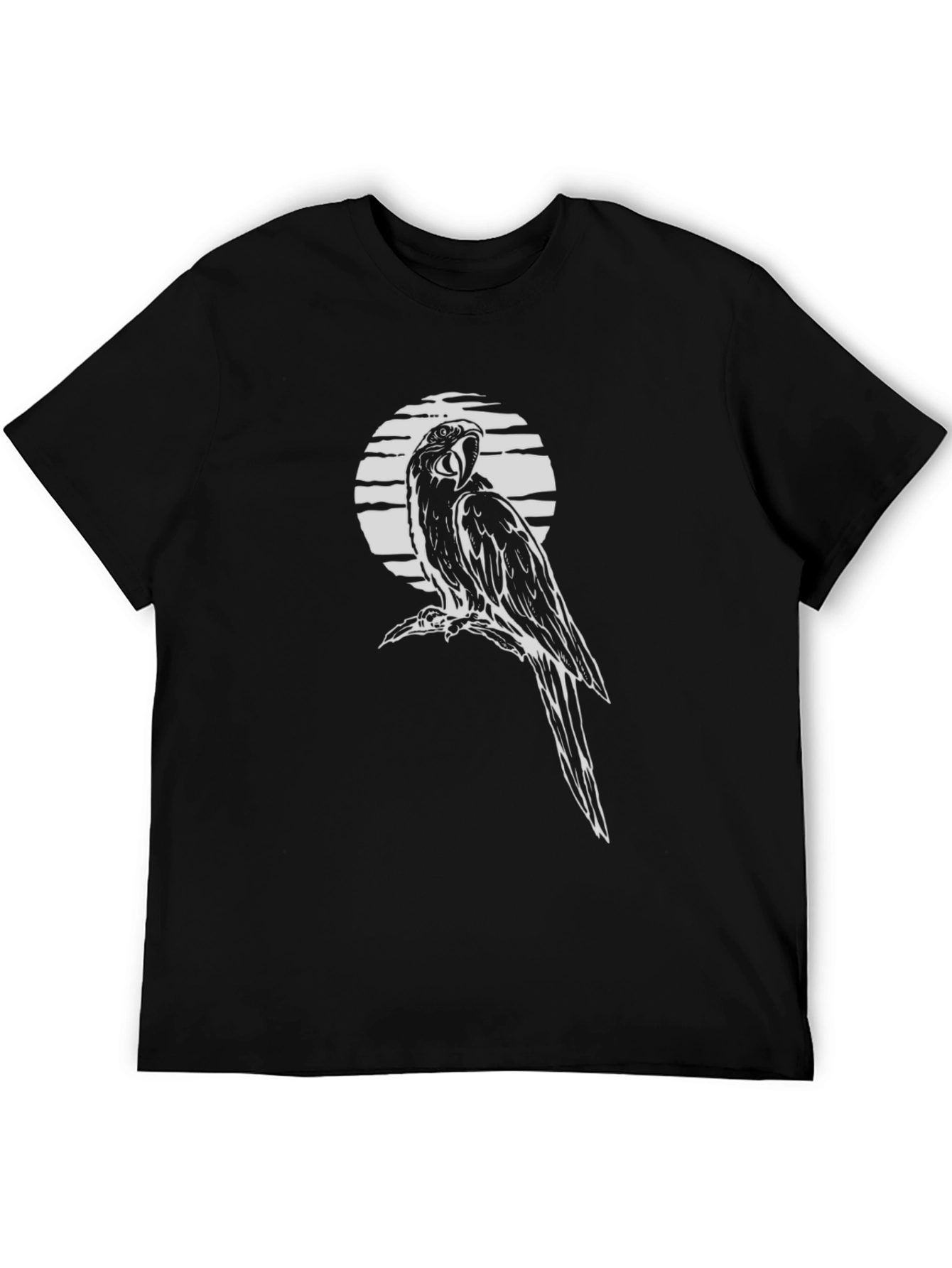 Parrot Graphic T-Shirt - Black