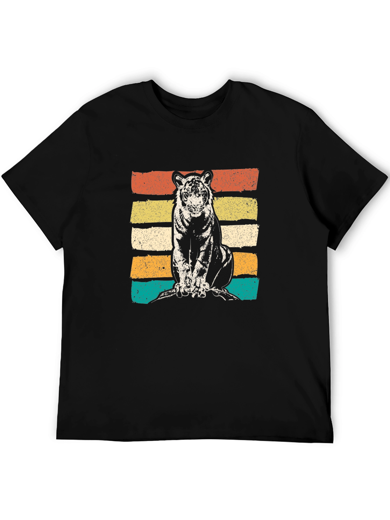 Retro Tiger Graphic T-Shirt