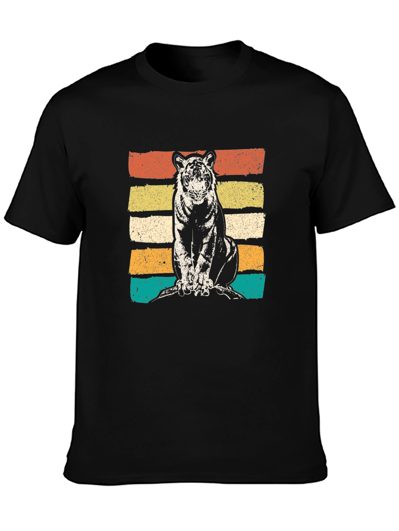 Retro Tiger Graphic T-Shirt