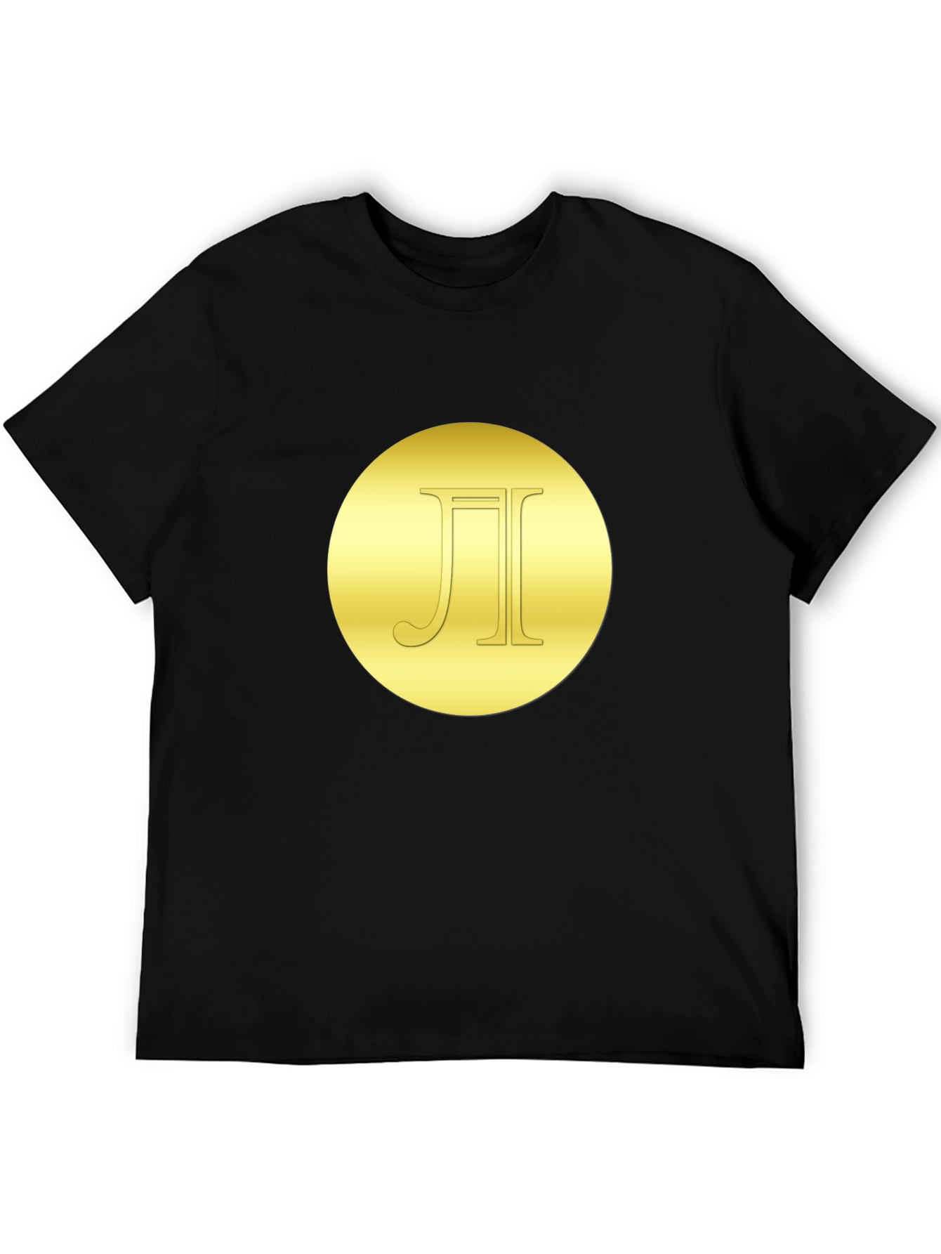 Gold Circle Logo Black T-Shirt