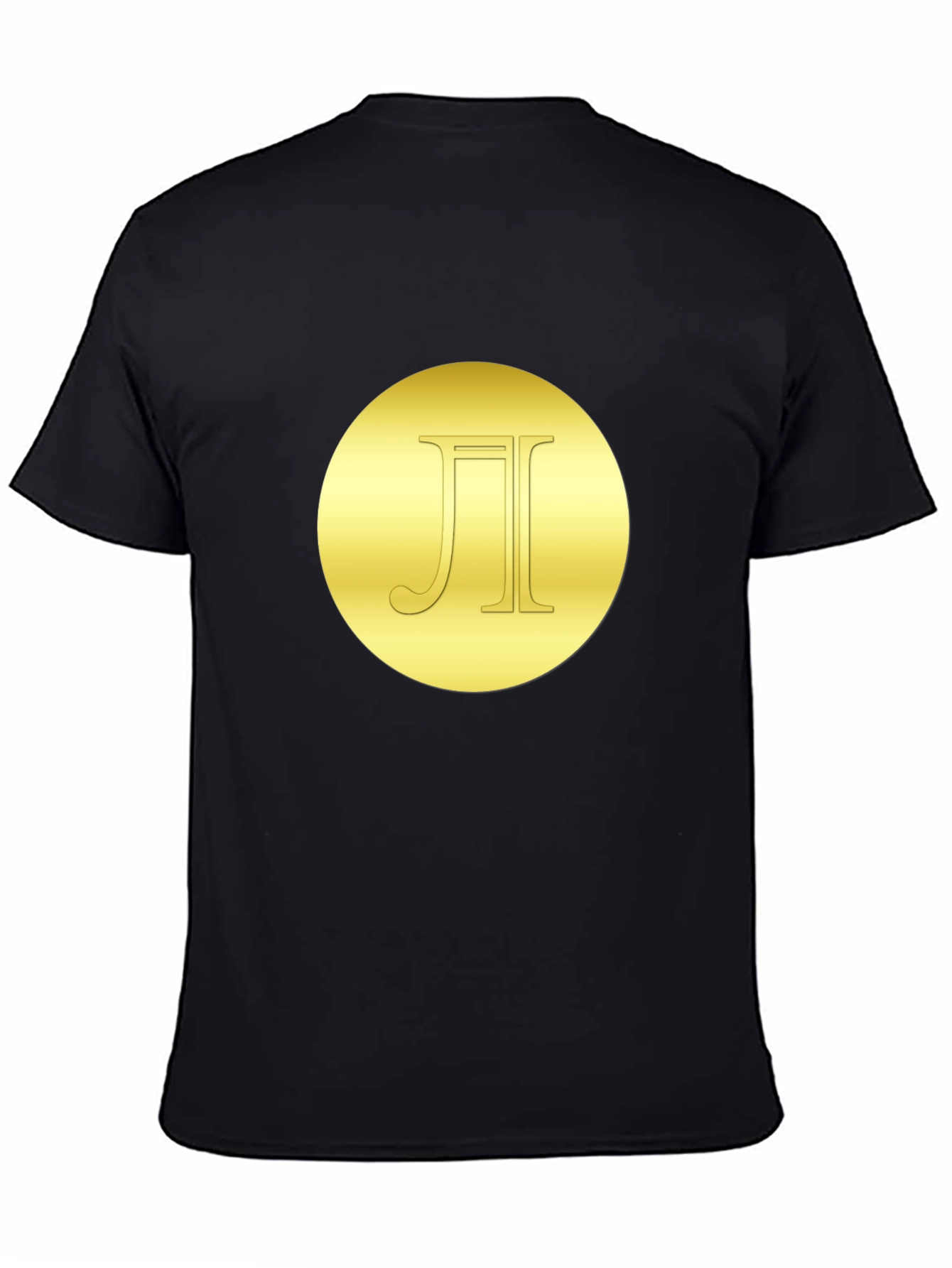 Gold Circle Logo Black T-Shirt