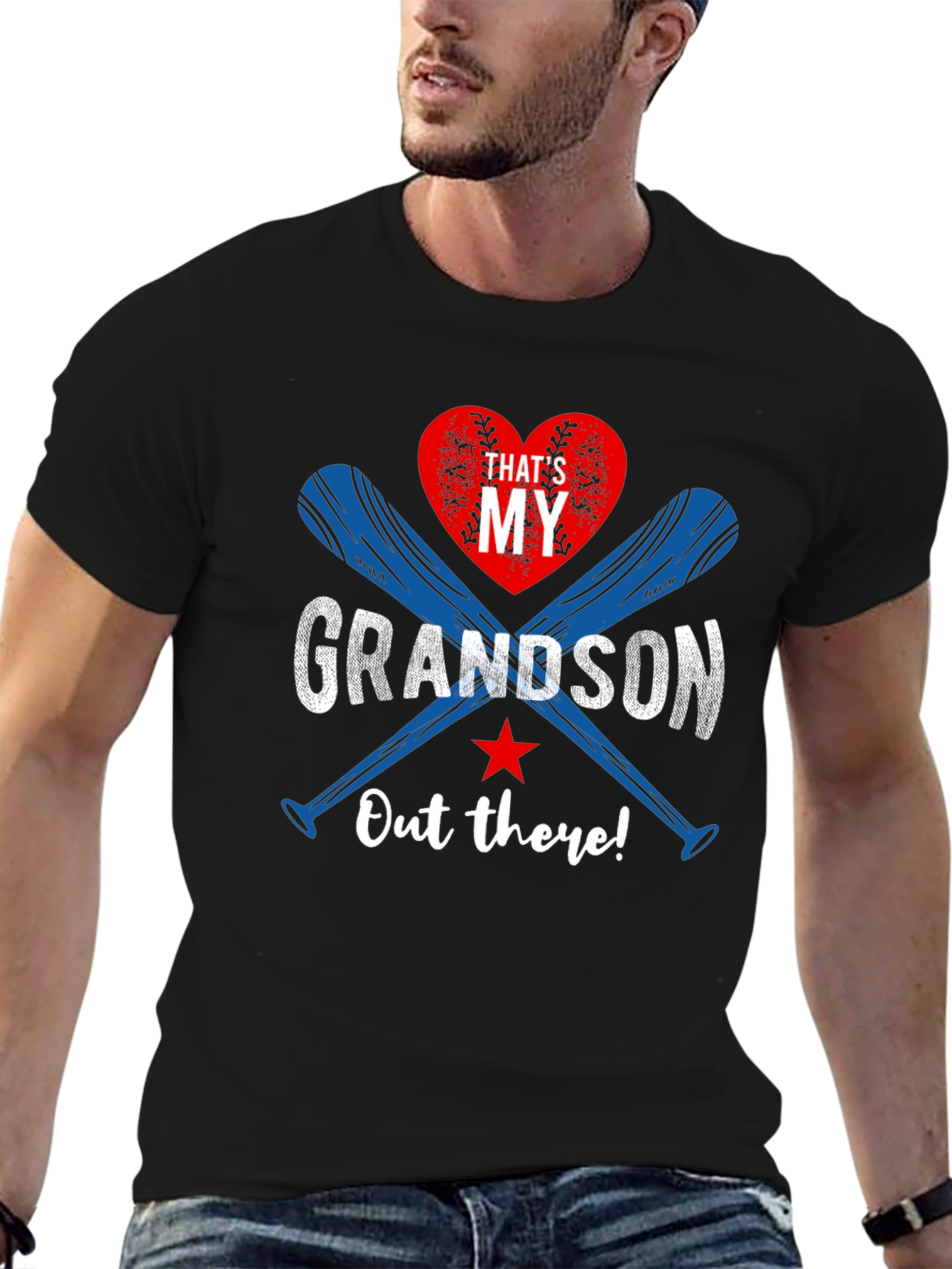 Grandson Baseball T-Shirt: Proud Grandparent Apparel