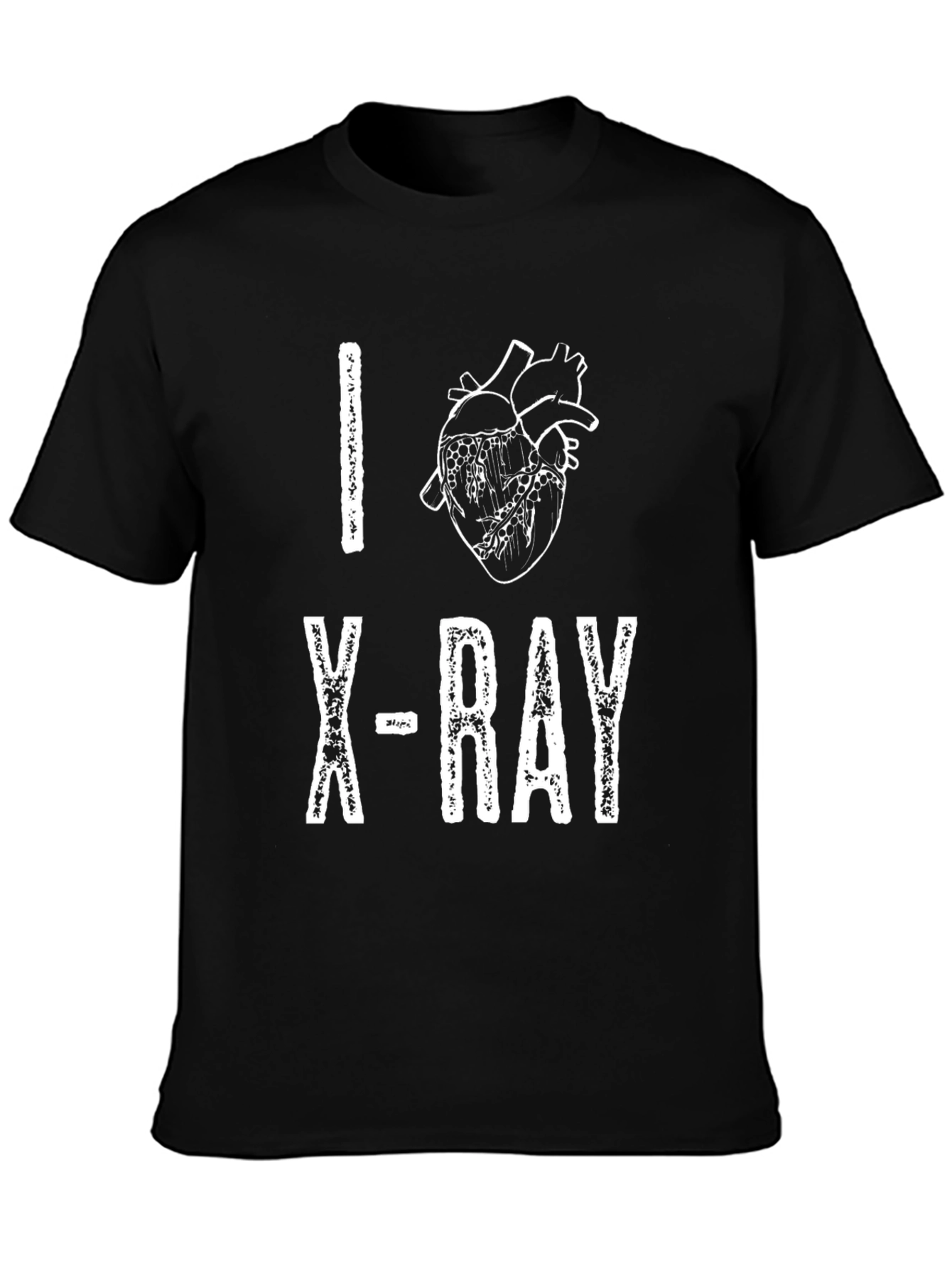 I Heart X-Ray Anatomy T-Shirt - Black Cotton Tee