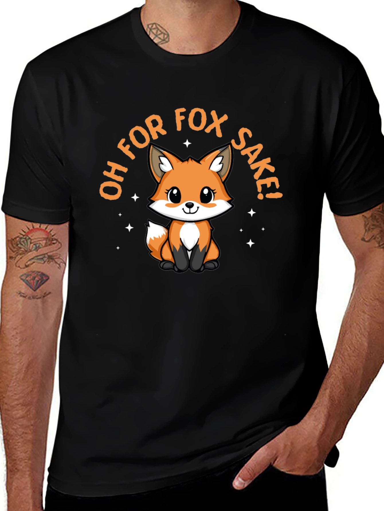 Oh For Fox Sake! T-Shirt Cute Graphic Tee