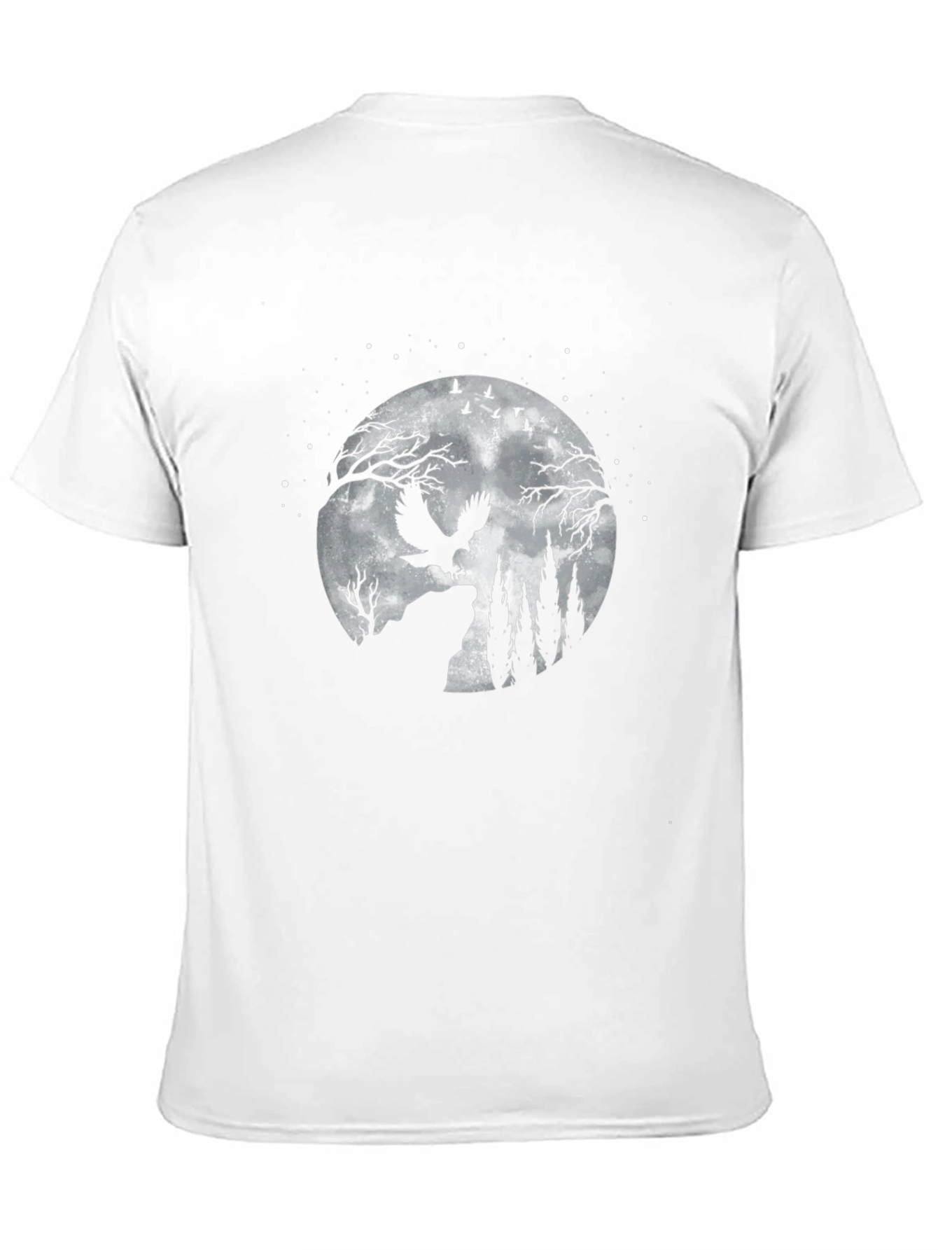 Owl Moon T-Shirt - Night Scene Tee