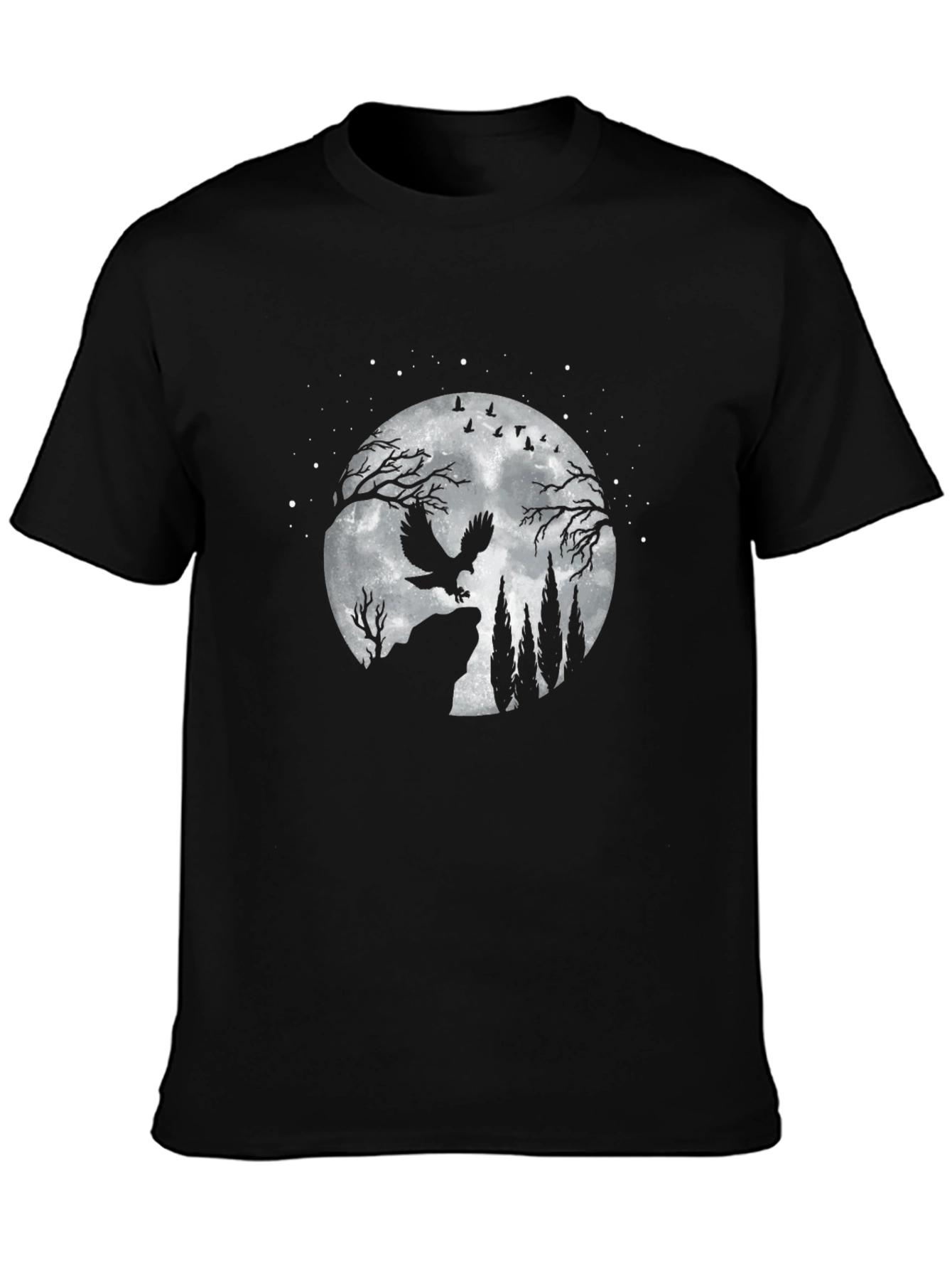 Owl Moon T-Shirt - Night Scene Tee