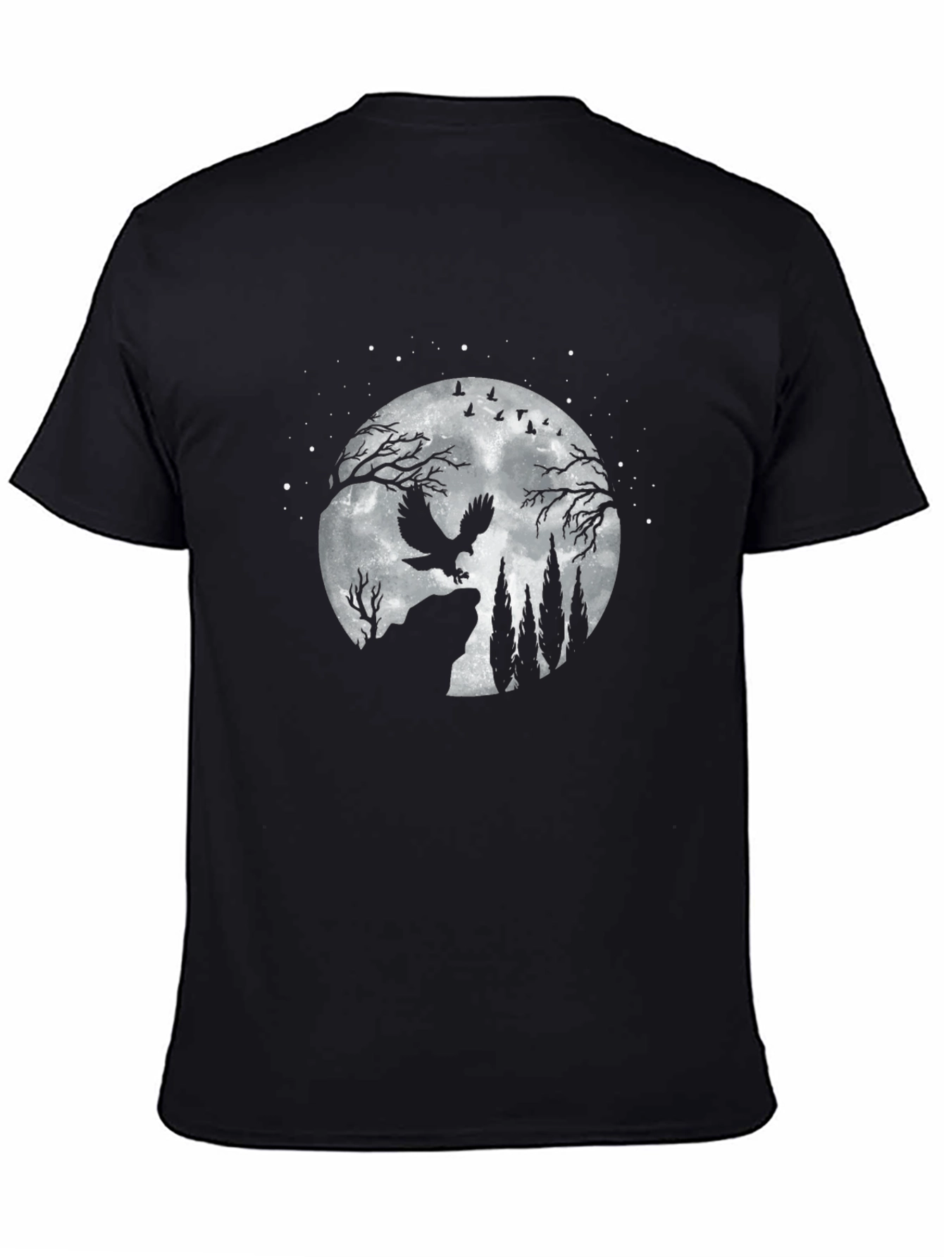 Owl Moon T-Shirt - Night Scene Tee