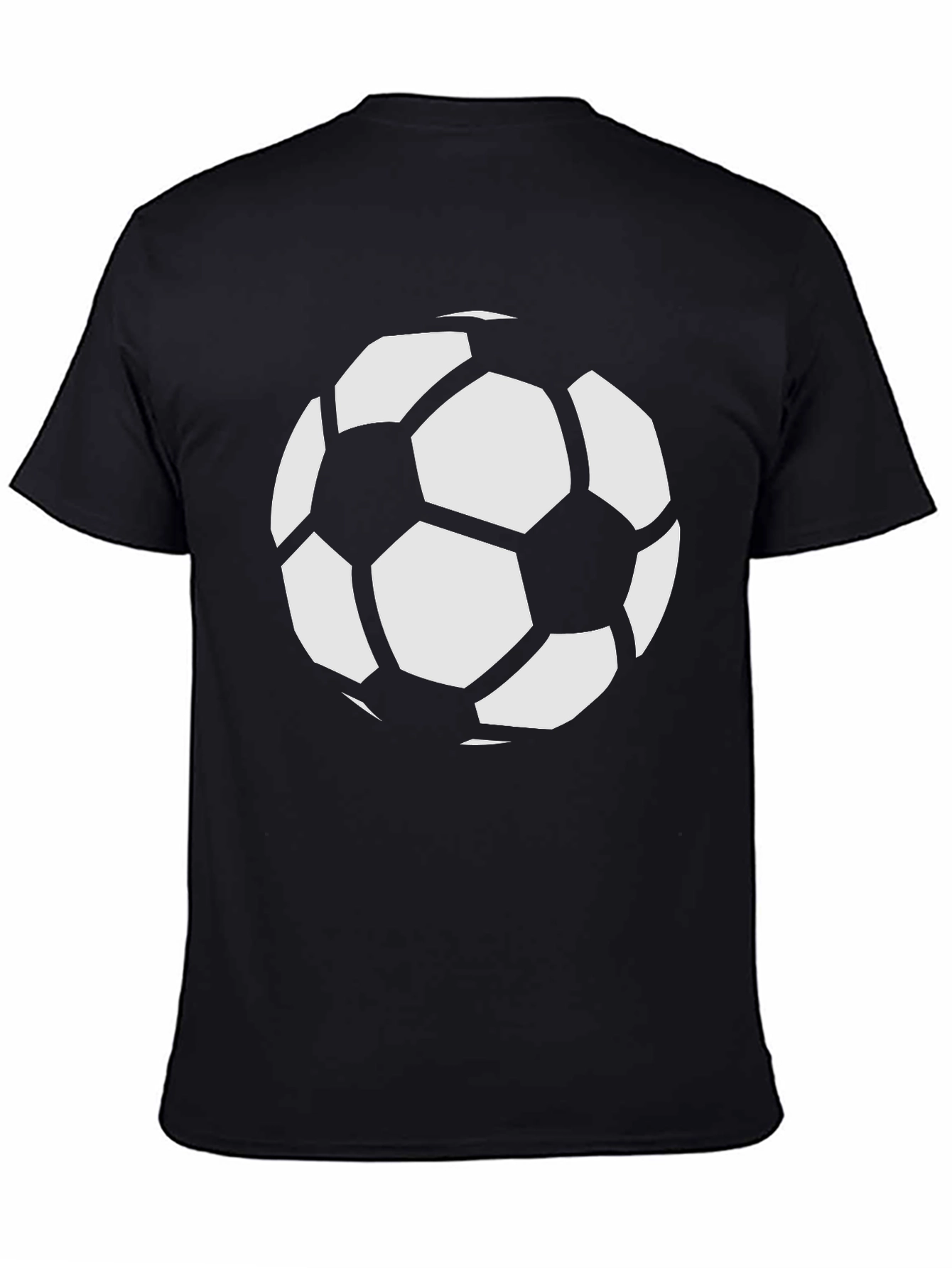 Soccer Ball Graphic Tee - Classic Black T-Shirt