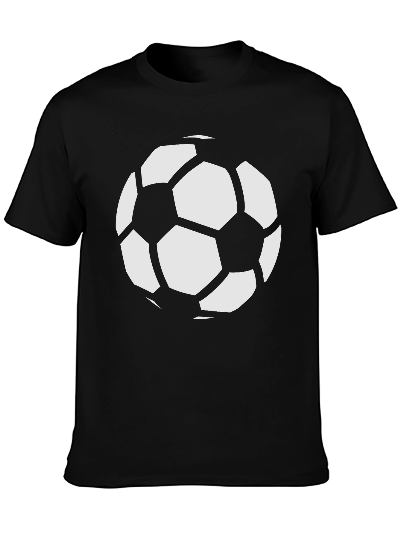 Soccer Ball Graphic Tee - Classic Black T-Shirt