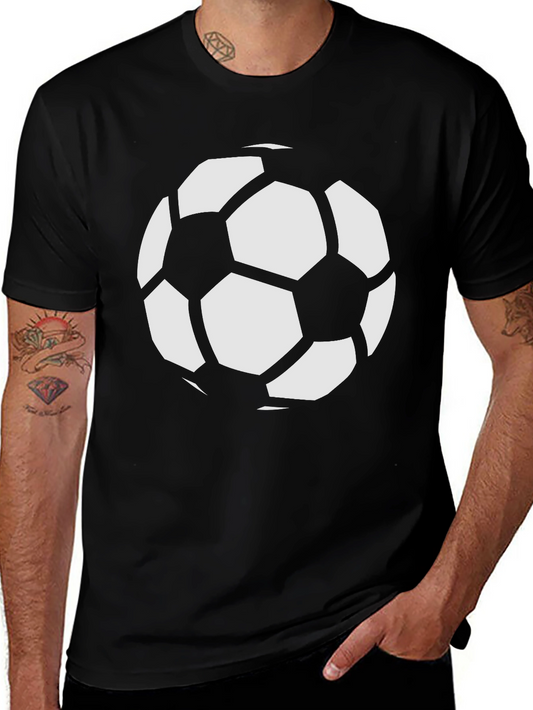 Soccer Ball Graphic Tee - Classic Black T-Shirt