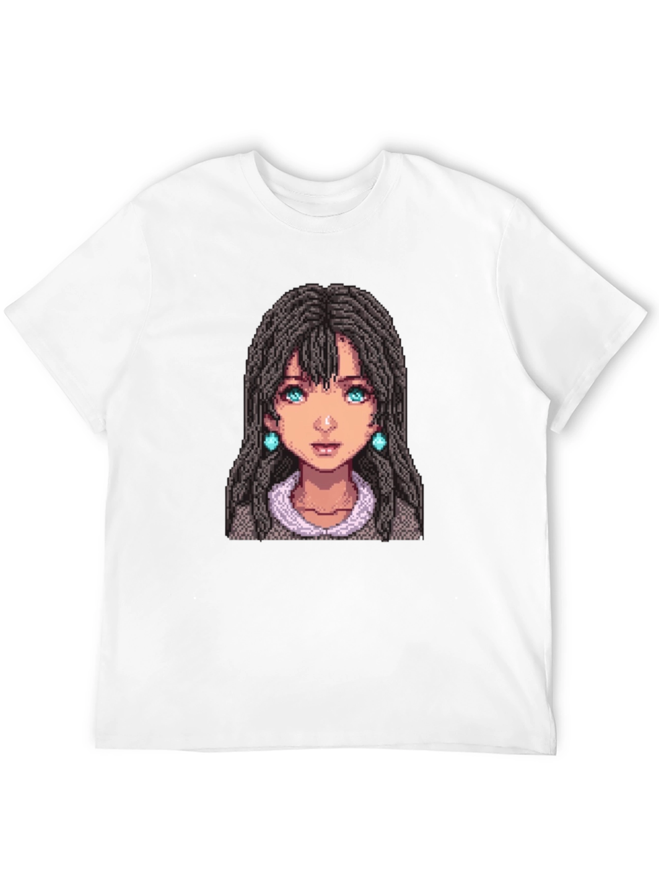 Pixel Art Character Black T-Shirt