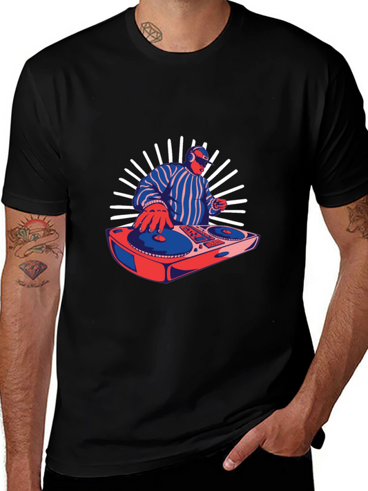 DJ Graphic Tee - Retro Music Lover T-Shirt