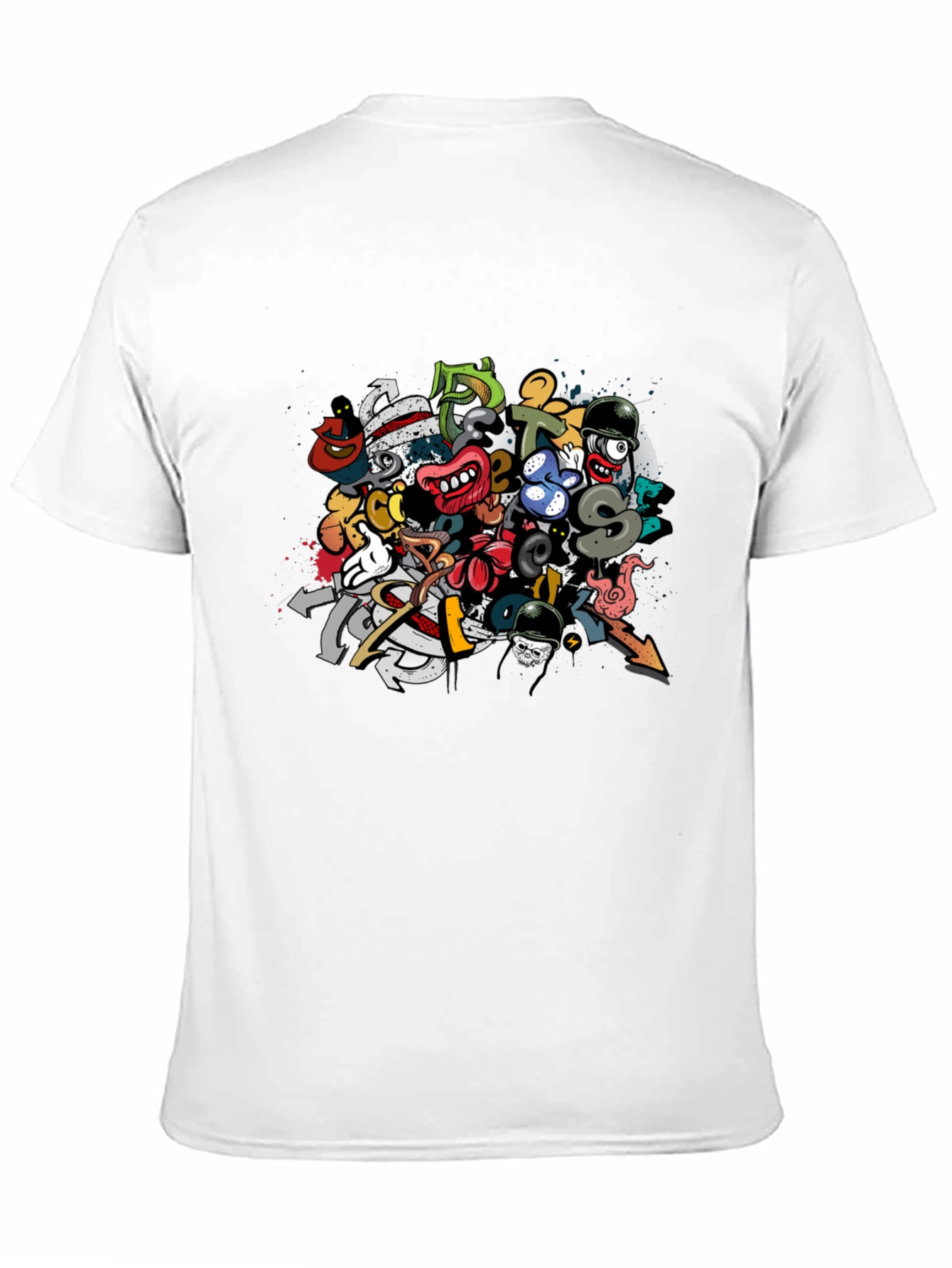Bold Graffiti Art T-Shirt - Unique Graphic Tee