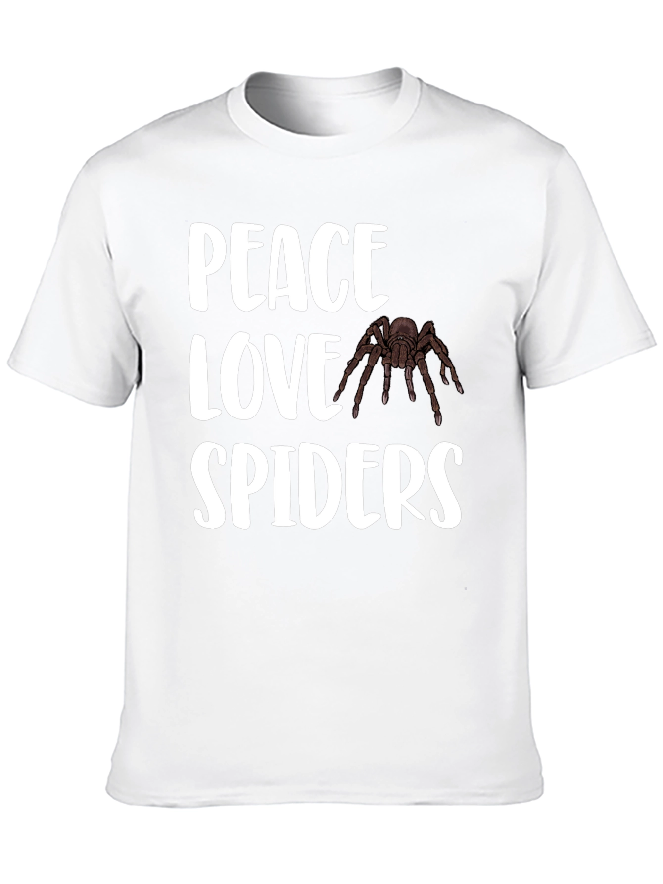Peace Love Spiders T-Shirt - Arachnid Lover Tee