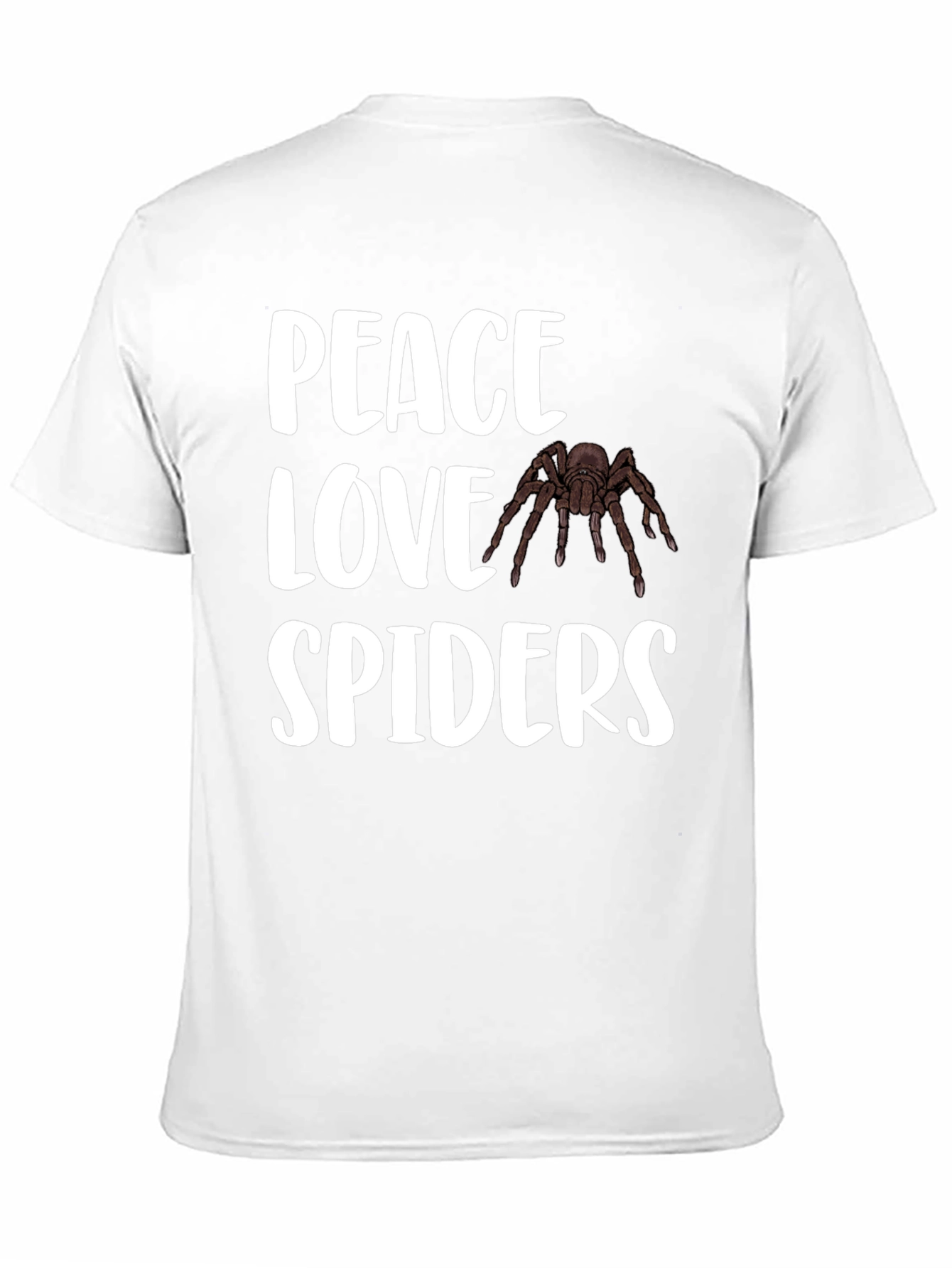 Peace Love Spiders T-Shirt - Arachnid Lover Tee