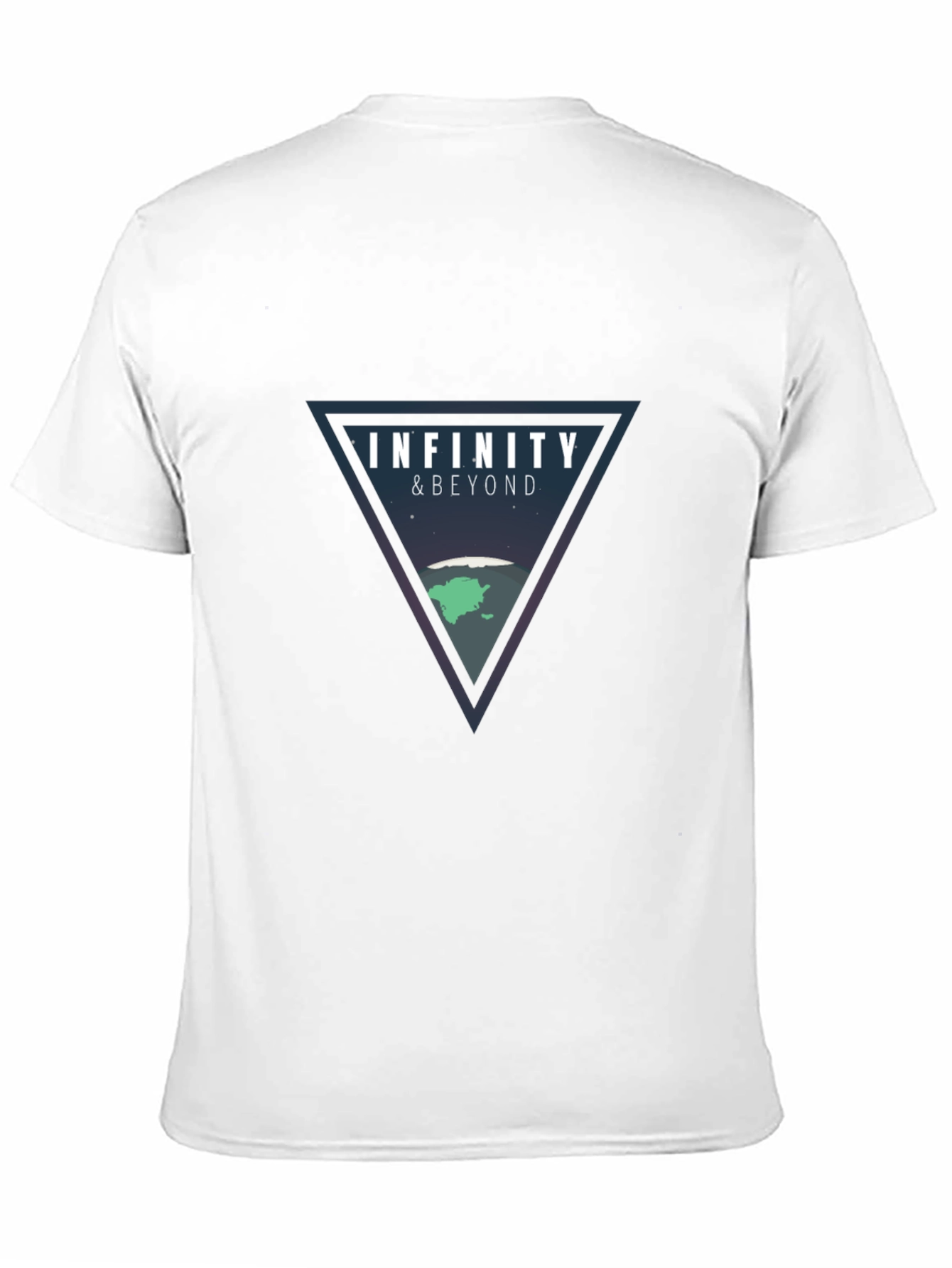 Infinity & Beyond Graphic Tee - Black Cotton Blend