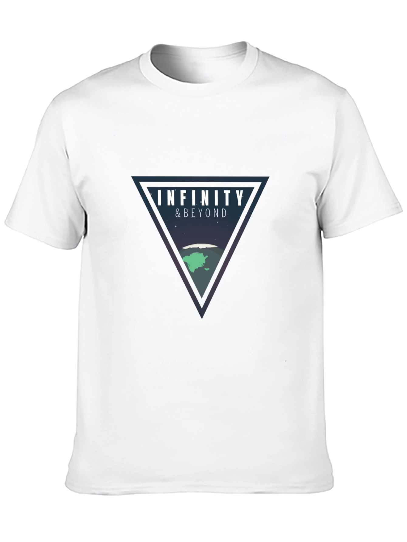 Infinity & Beyond Graphic Tee - Black Cotton Blend