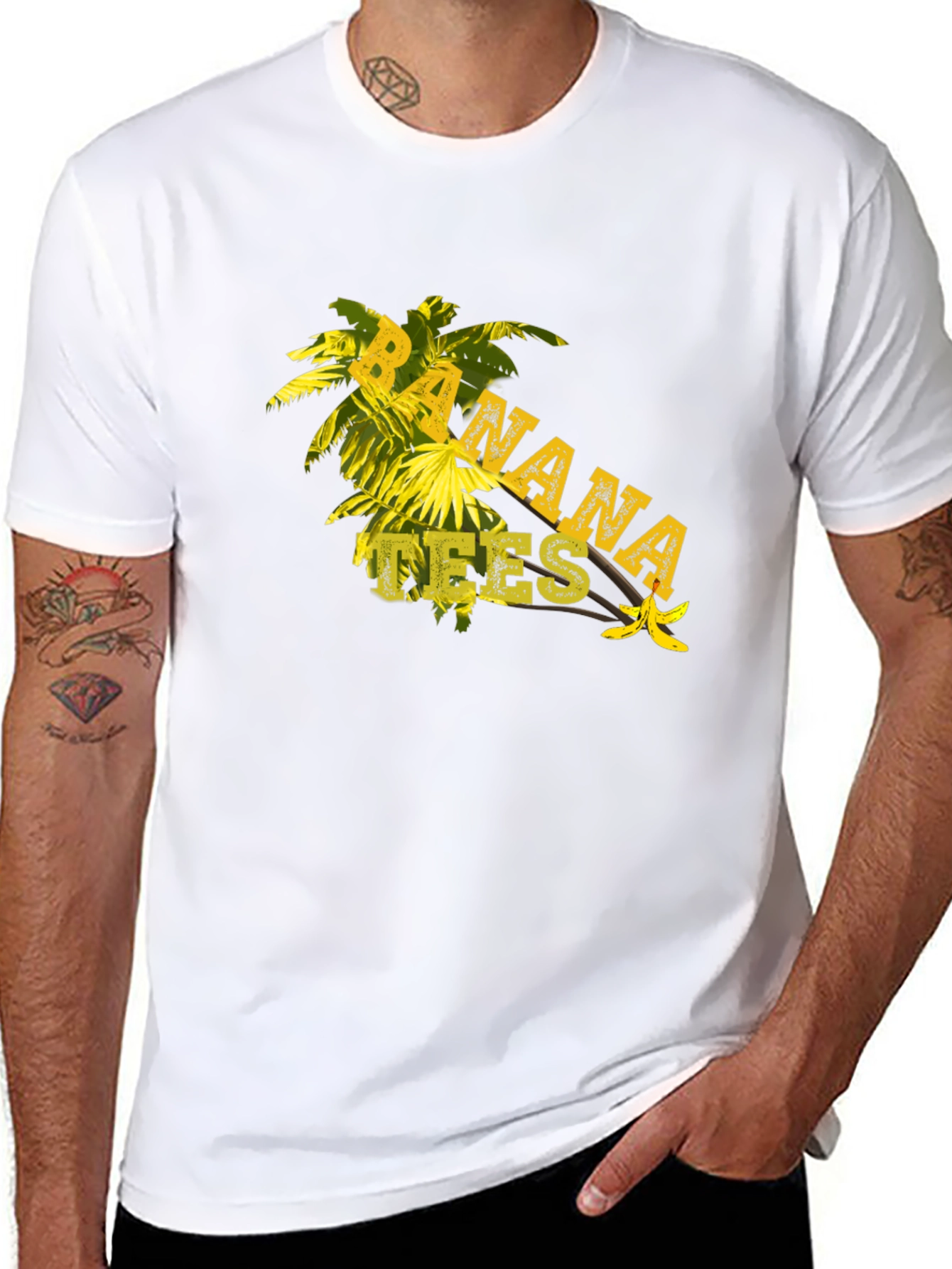 Banana Tees Black T-Shirt