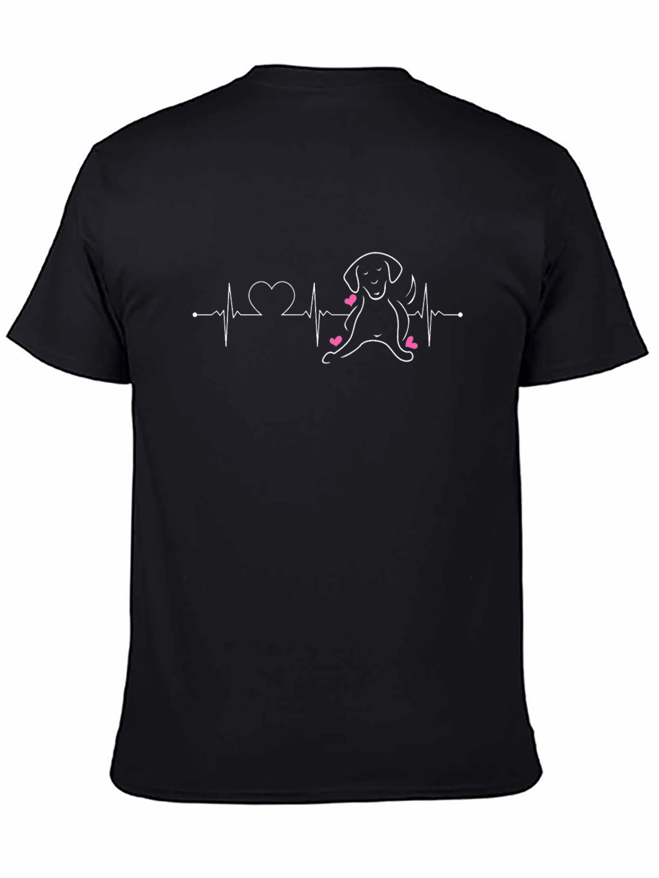 Dog Heartbeat T-Shirt - Cute Pet Lover Tee