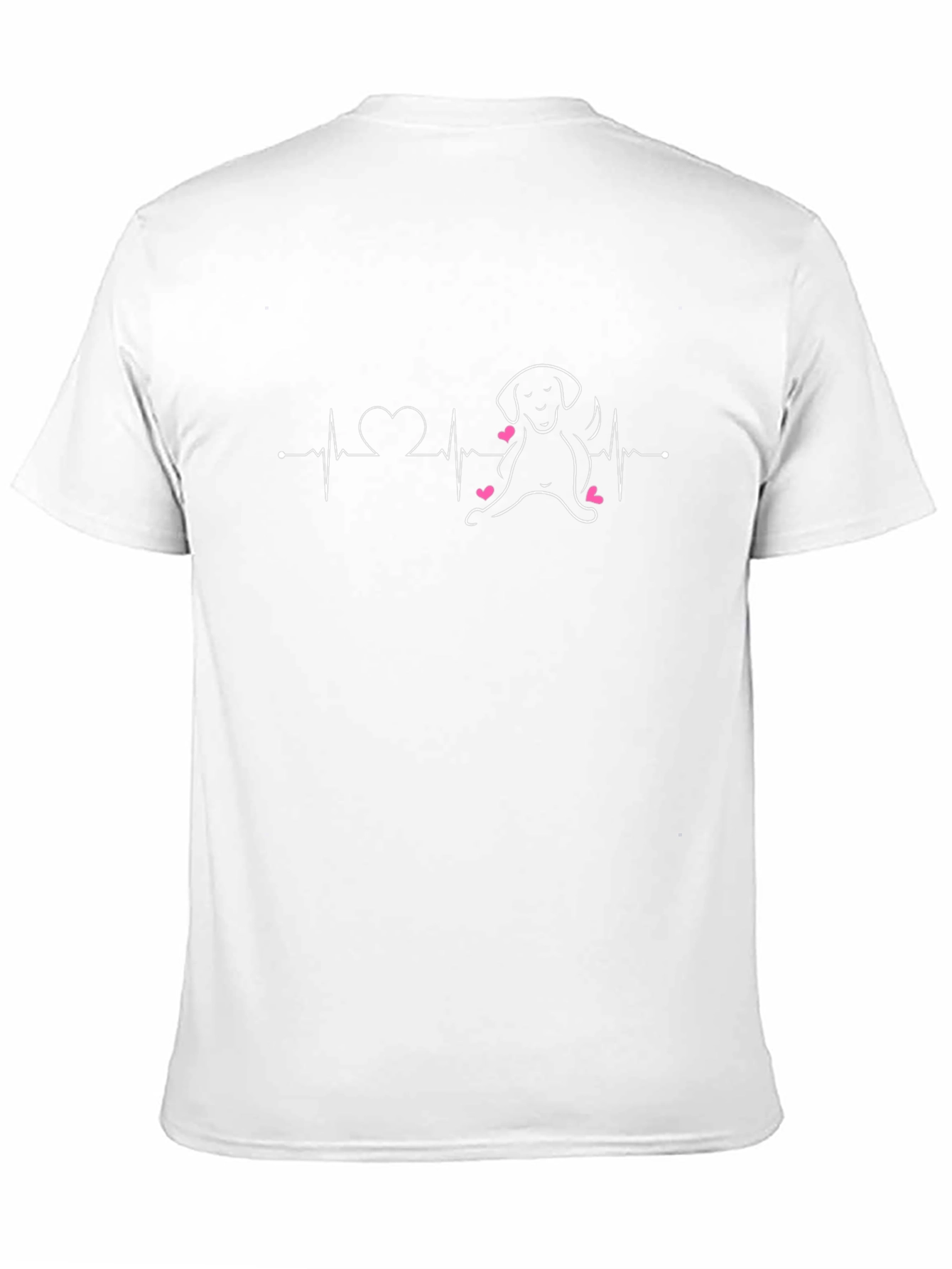 Dog Heartbeat T-Shirt - Cute Pet Lover Tee